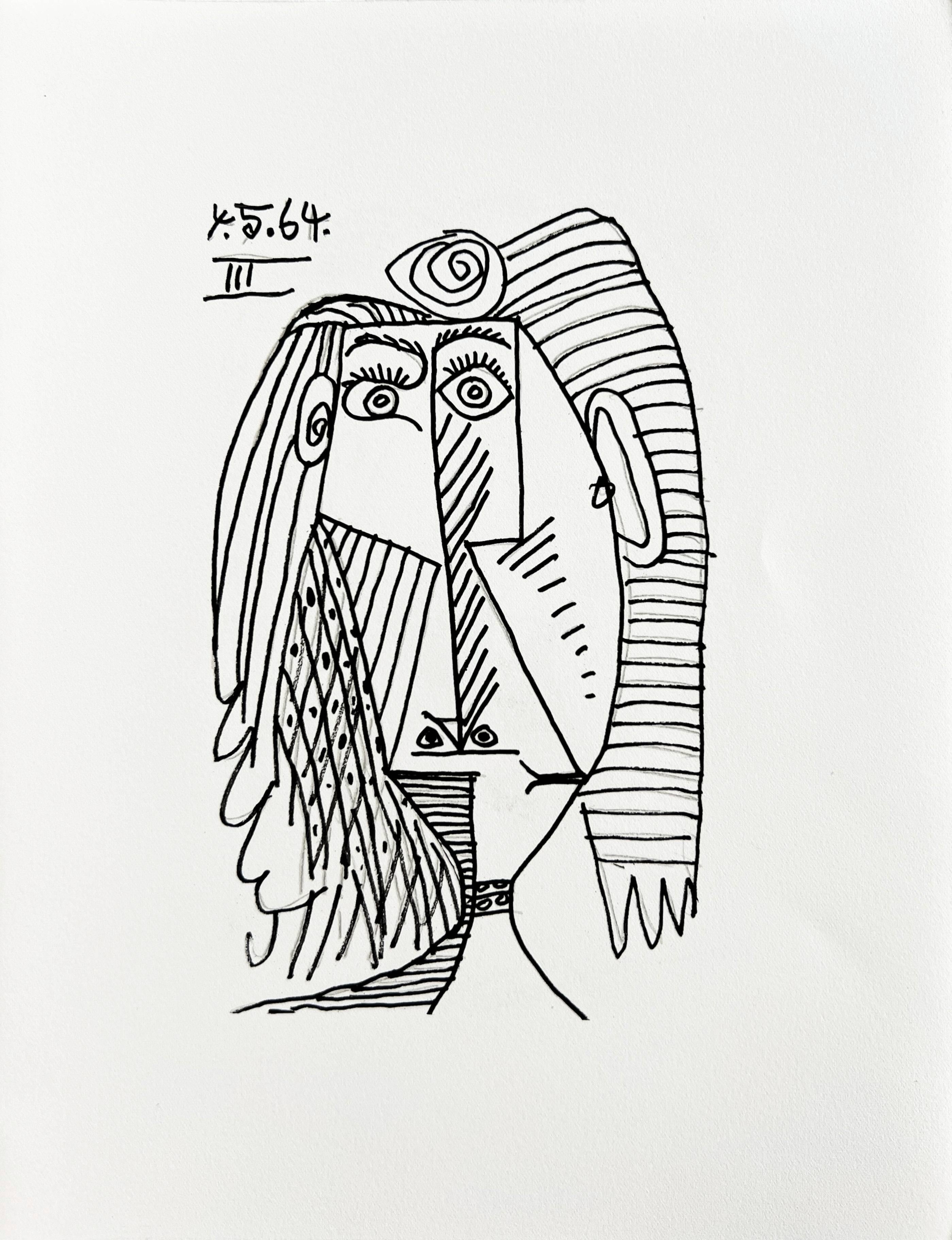 The Taste of Happiness, Planche VII - Modern Art by Pablo Picasso