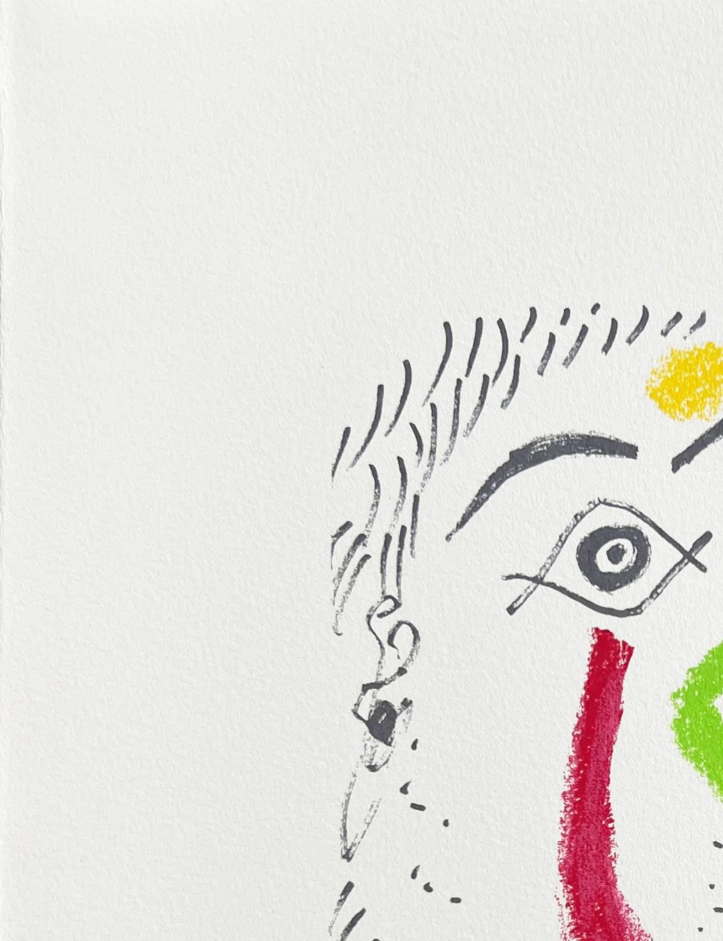 Pablo Picasso (1881-1973) - Der Geschmack des Glücks, Planche XI

Lithographie von 1970.

Eine unsignierte und nicht nummerierte Ausgabe von 666.

Abmessungen des Blattes: 32,5 x 25 cm

Abmessungen im Rahmen: 53,2 x 43,2 cm

Herausgeber: Éditions