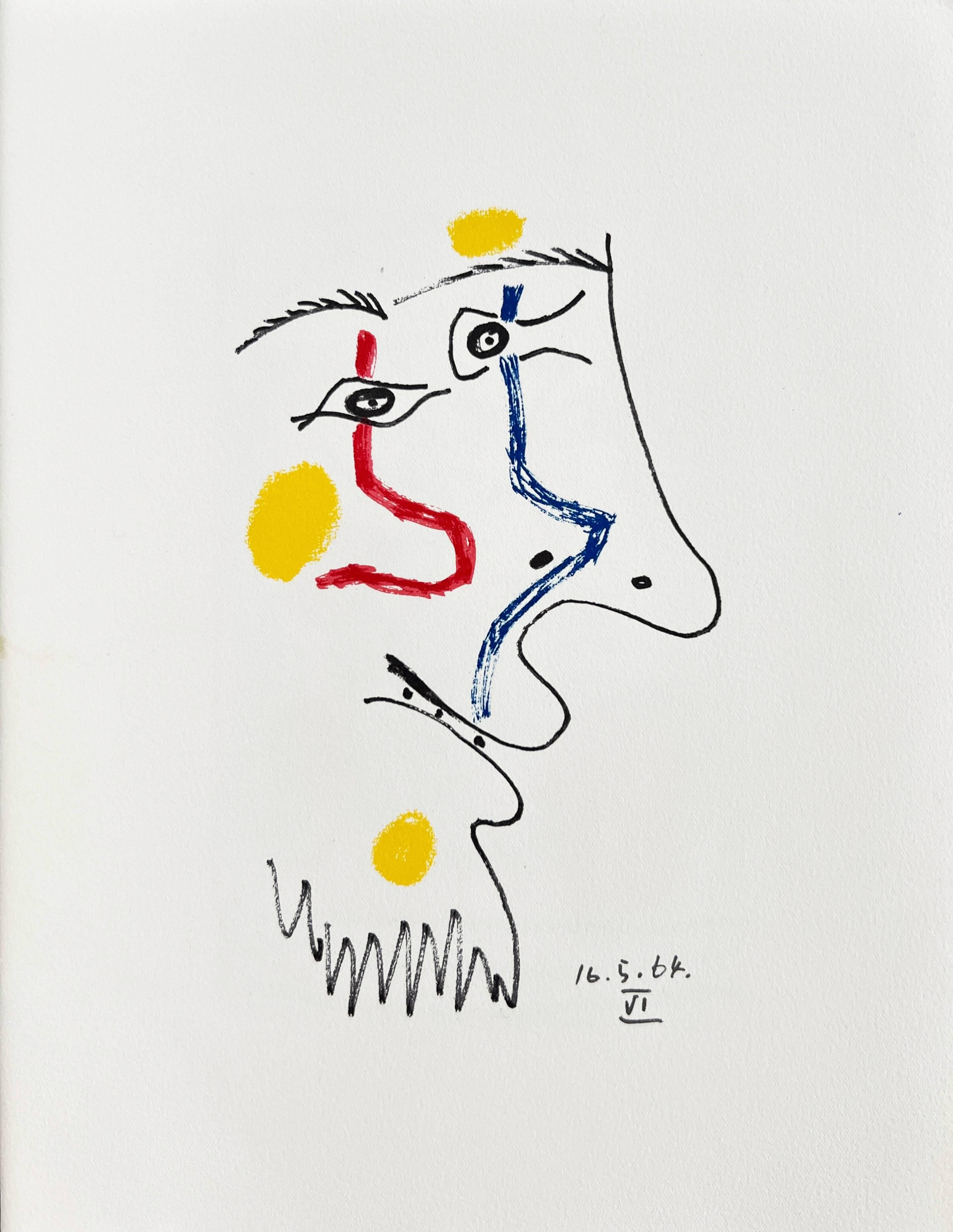 The Taste of Happiness, Planche XIII - Print by Pablo Picasso