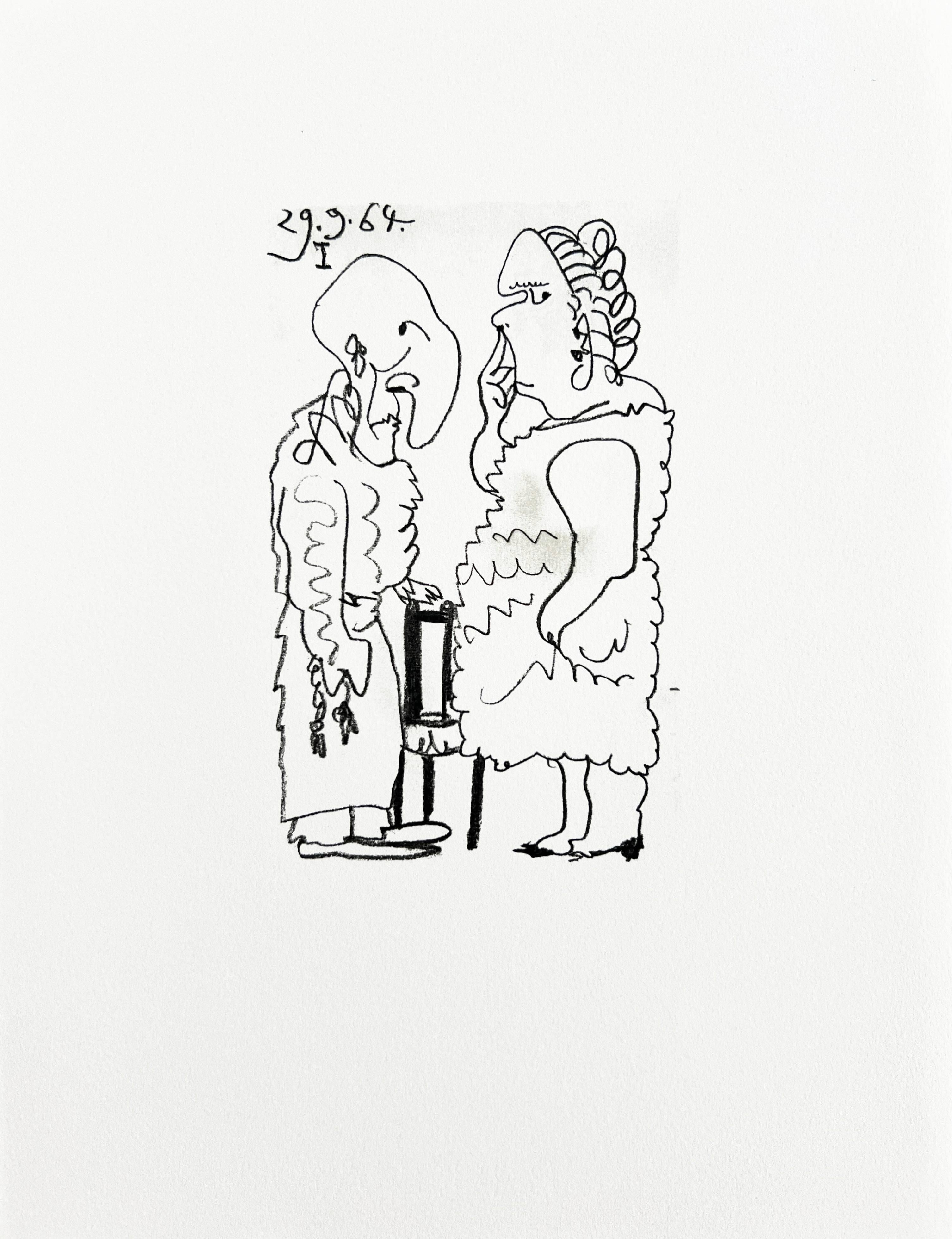 The Taste of Happiness, Planche XL - Print by Pablo Picasso