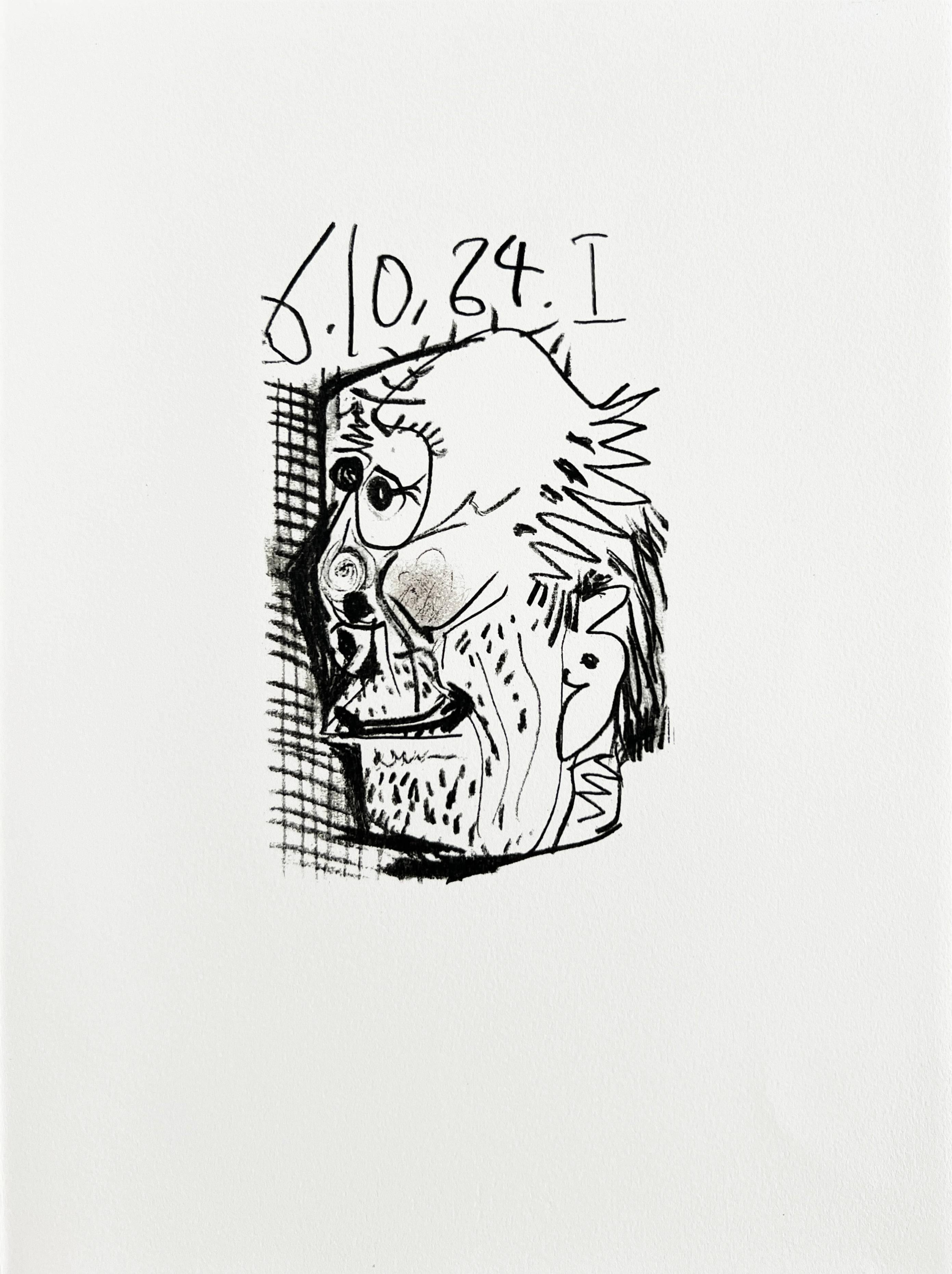 Le goût du bonheur, Planche XLII - Print de Pablo Picasso