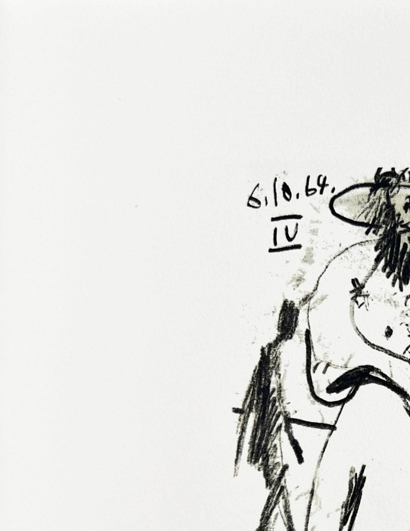 The Taste of Happiness, Planche XLV - Modern Print by Pablo Picasso