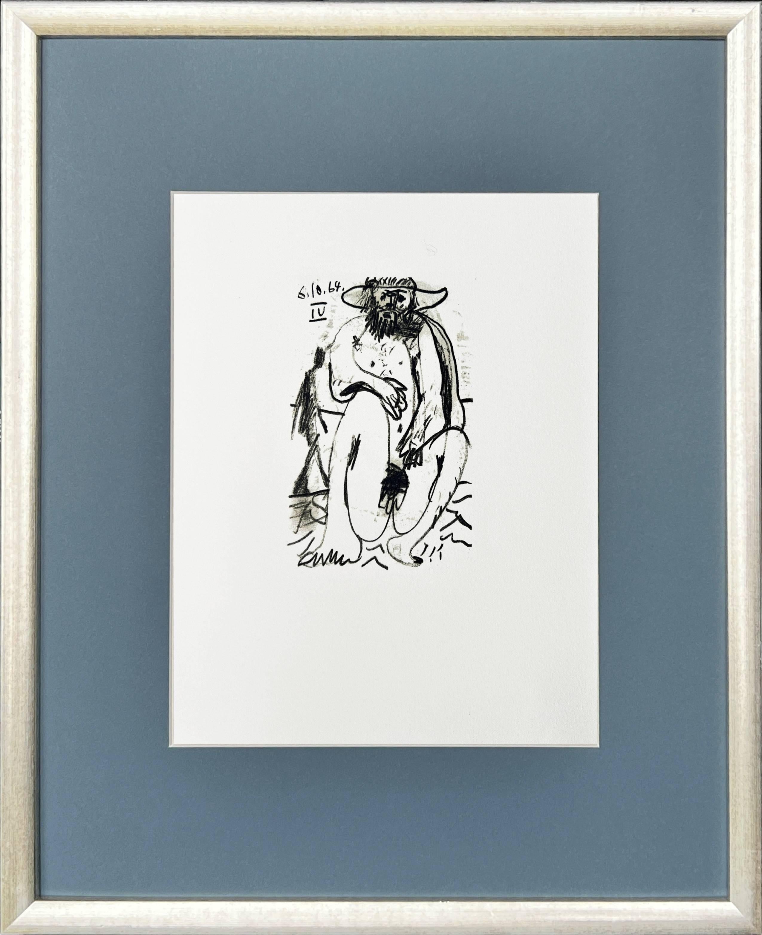 Pablo Picasso Print - The Taste of Happiness, Planche XLV