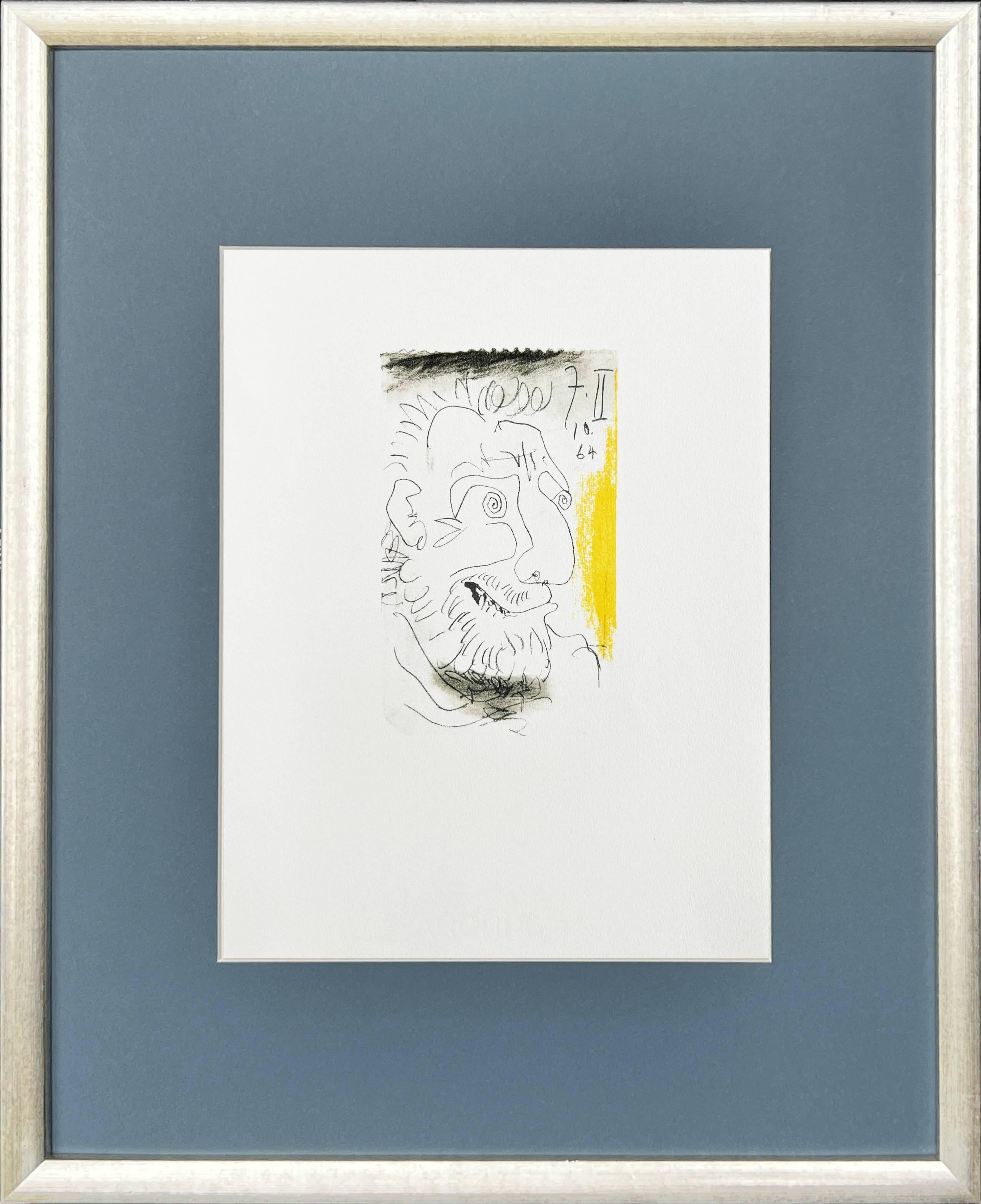 Pablo Picasso Print - The Taste of Happiness, Planche XLVI