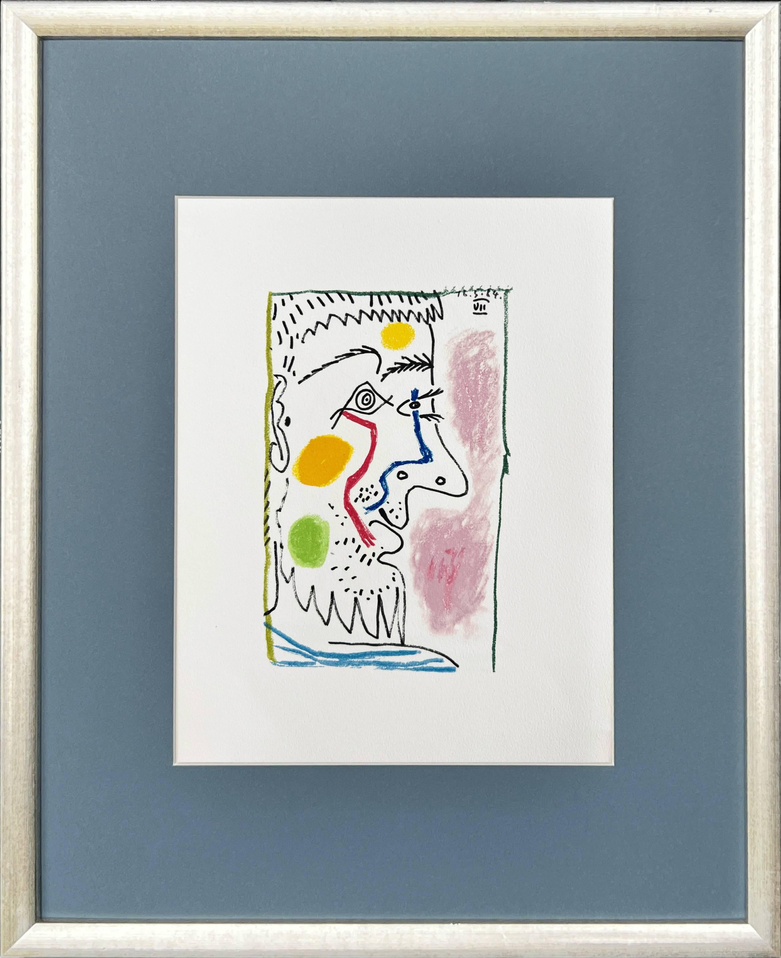 Pablo Picasso Print - The Taste of Happiness, Planche XV