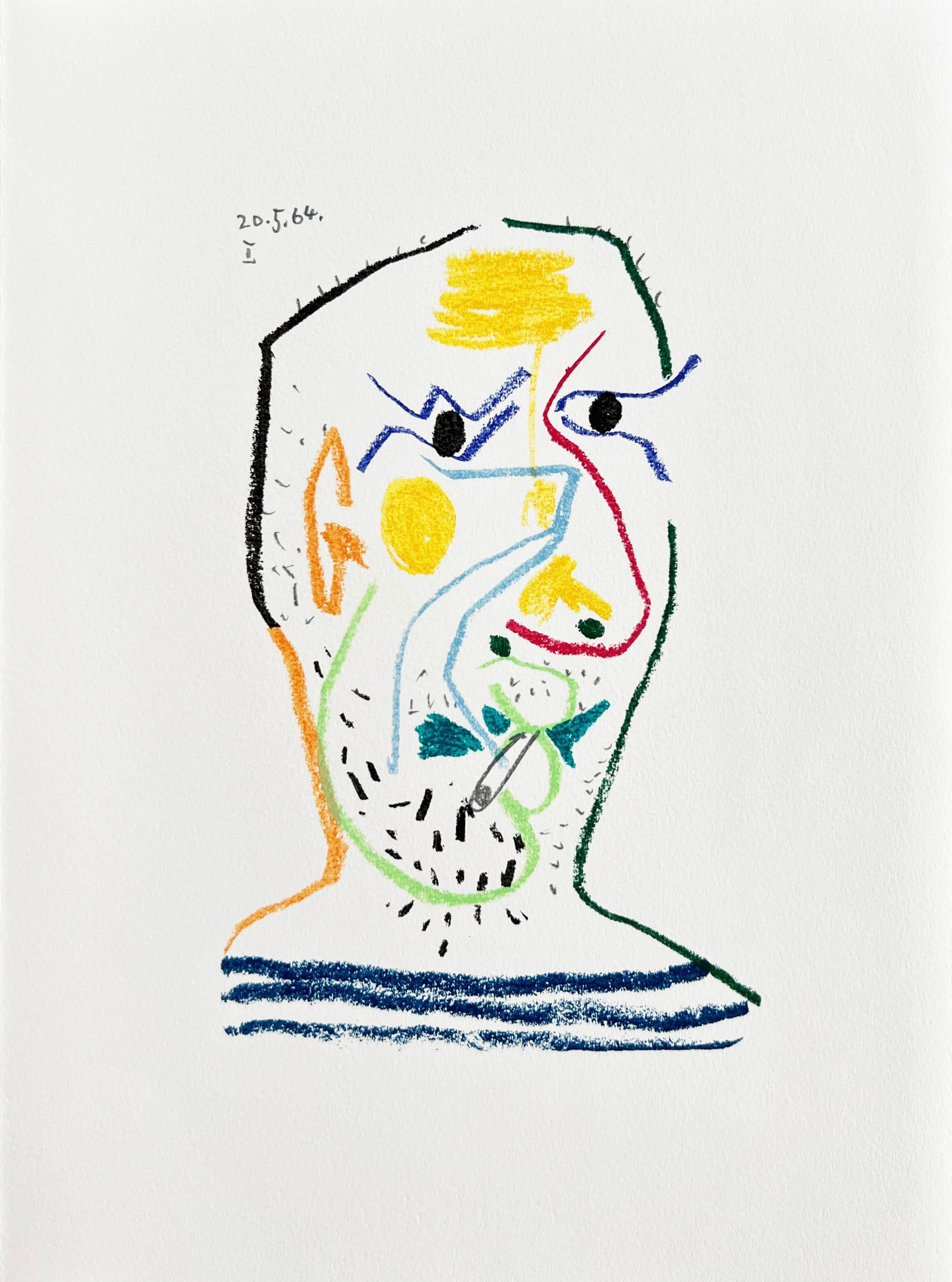 The Taste of Happiness, Planche XVI - Print by Pablo Picasso