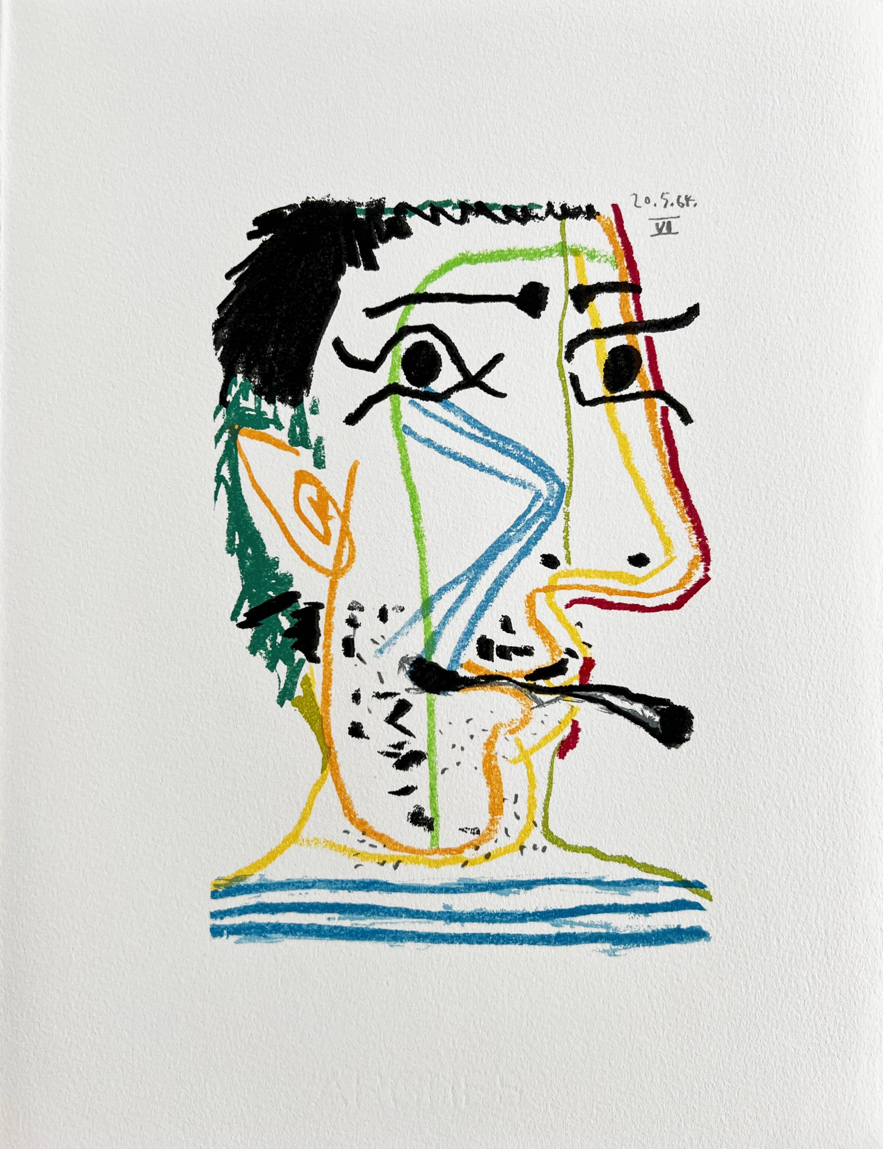 The Taste of Happiness, Planche XVIII - Print by Pablo Picasso