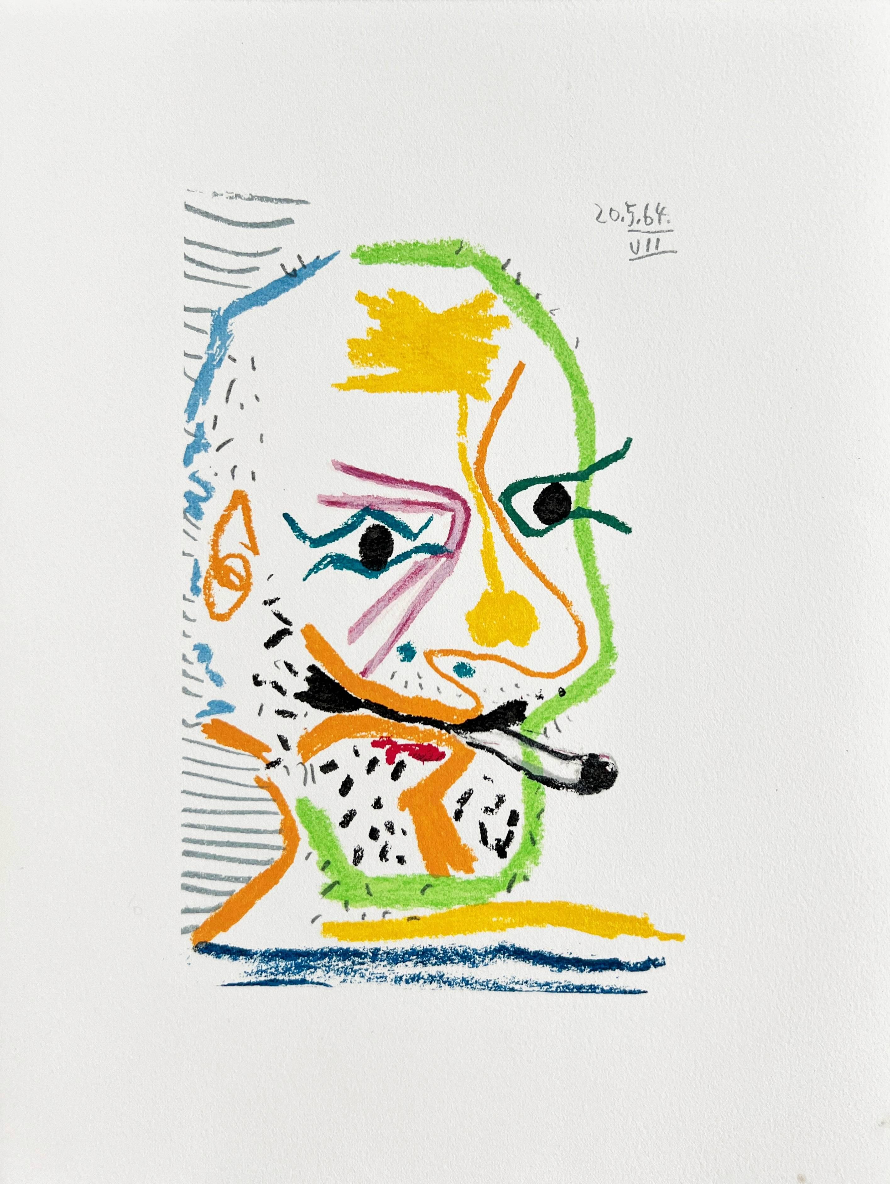 Le goût du bonheur, Planche XXI - Print de Pablo Picasso
