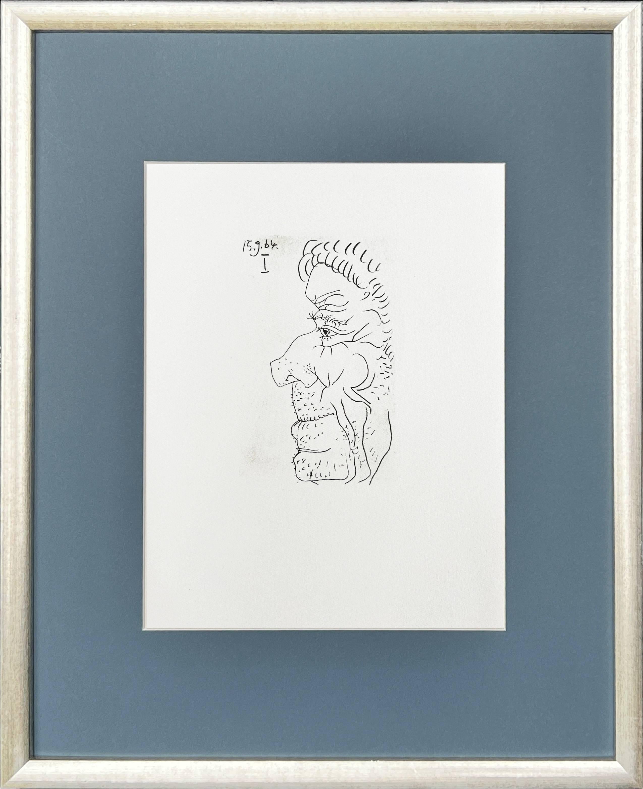 Pablo Picasso Print - The Taste of Happiness, Planche XXVII