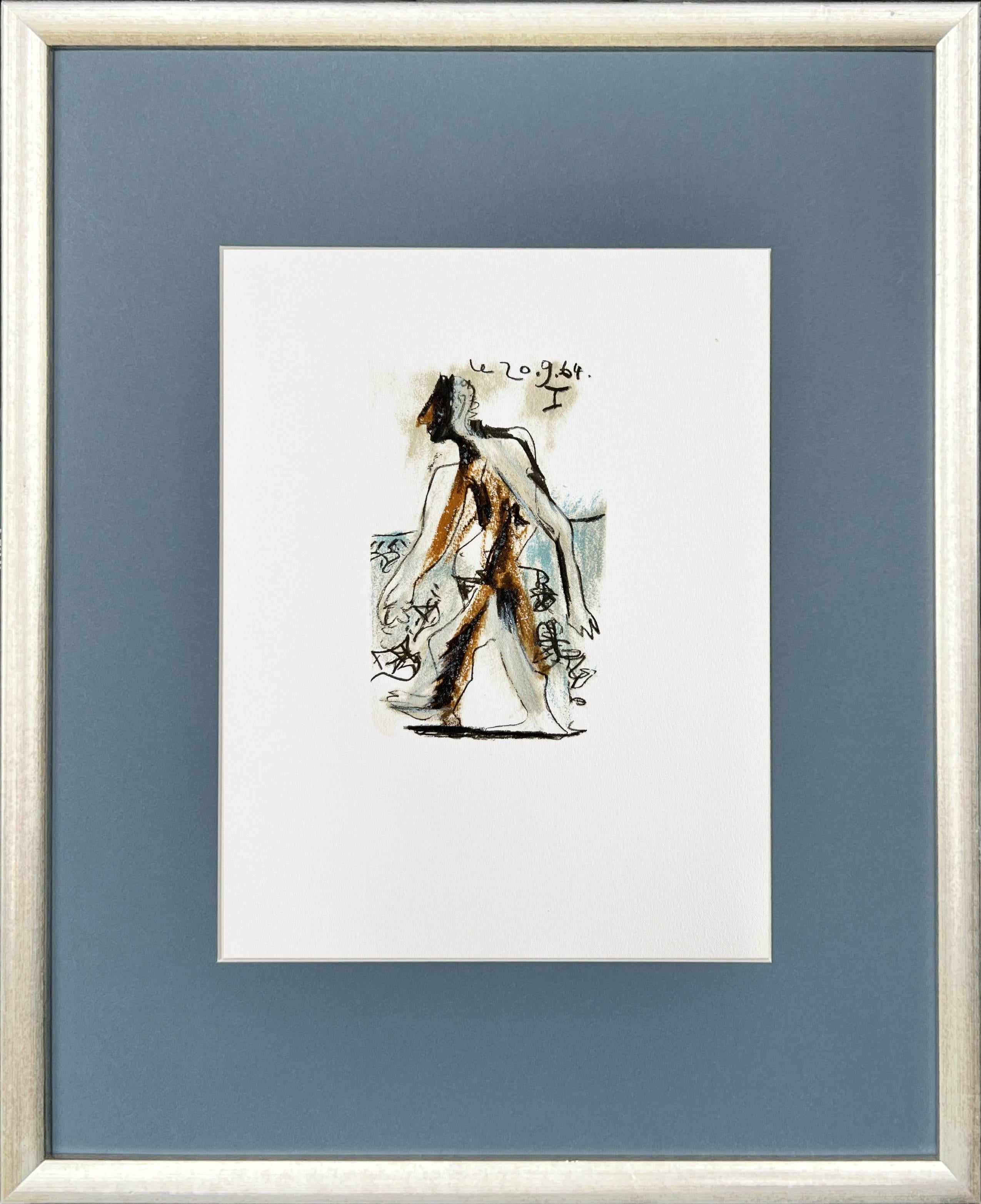 Pablo Picasso Print - The Taste of Happiness, Planche XXXI