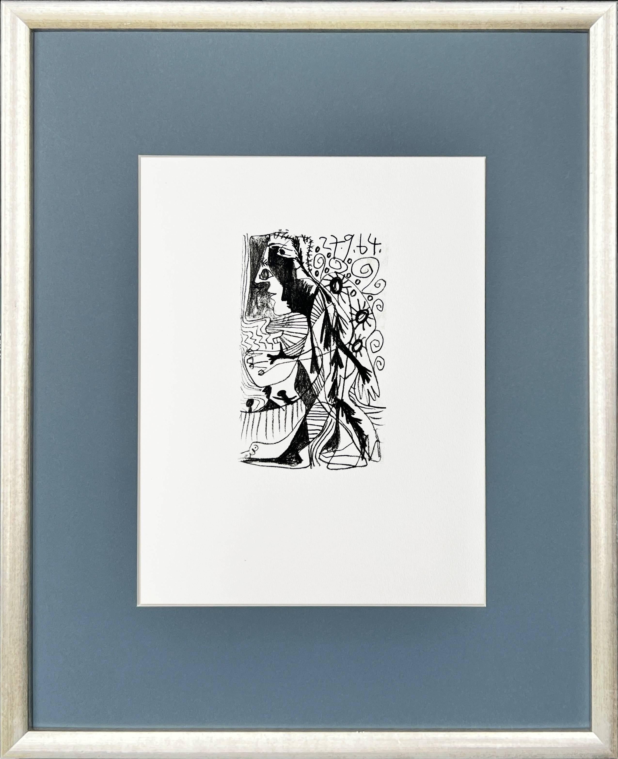 Pablo Picasso Print - The Taste of Happiness, Planche XXXIX