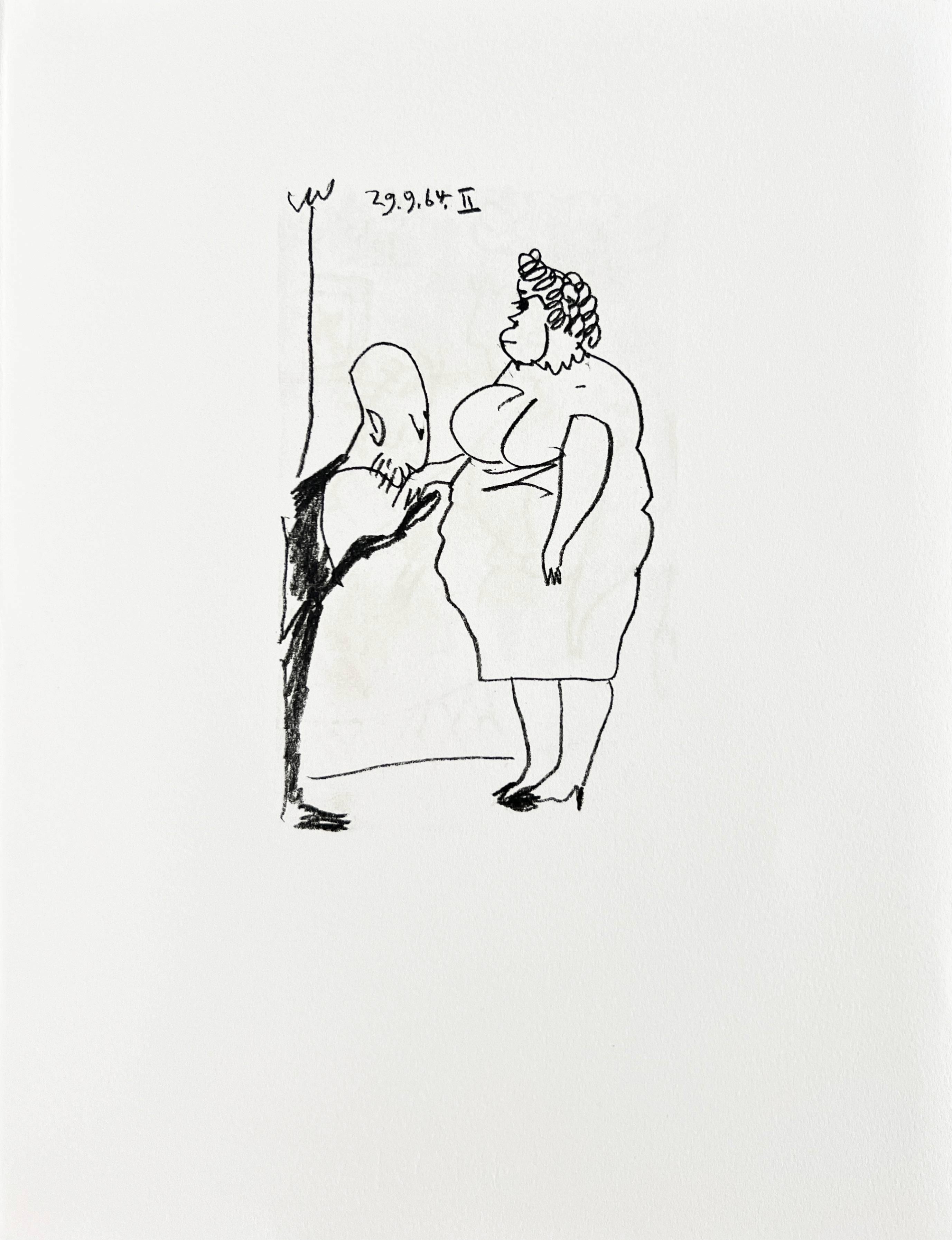 The Taste of Happiness, Planche XXXVIII - Print by Pablo Picasso