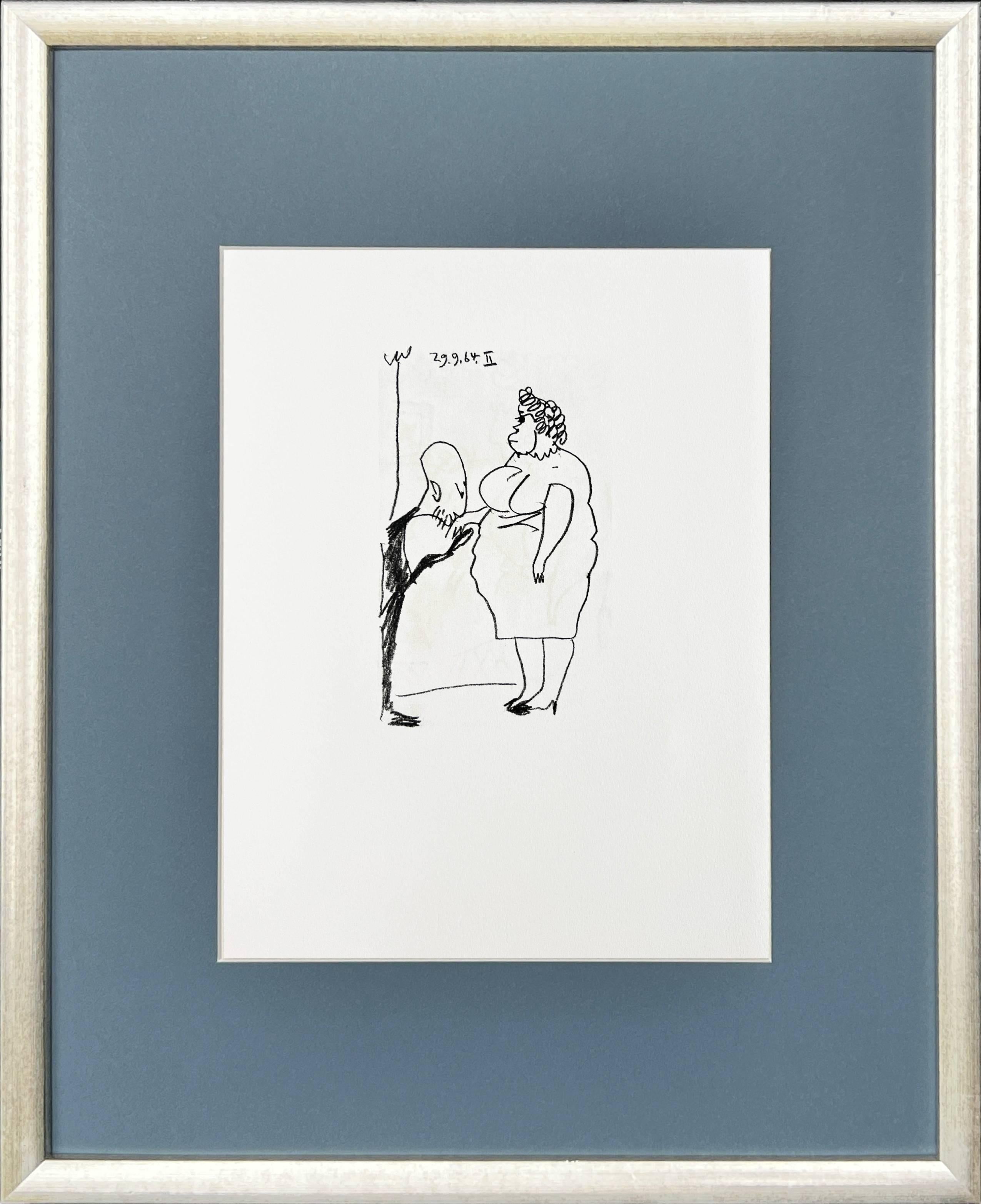 Pablo Picasso Print - The Taste of Happiness, Planche XXXVIII
