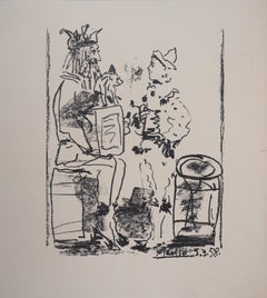 The Tumblers - Original lithograph (Bloch #855 / Mourlot #285)