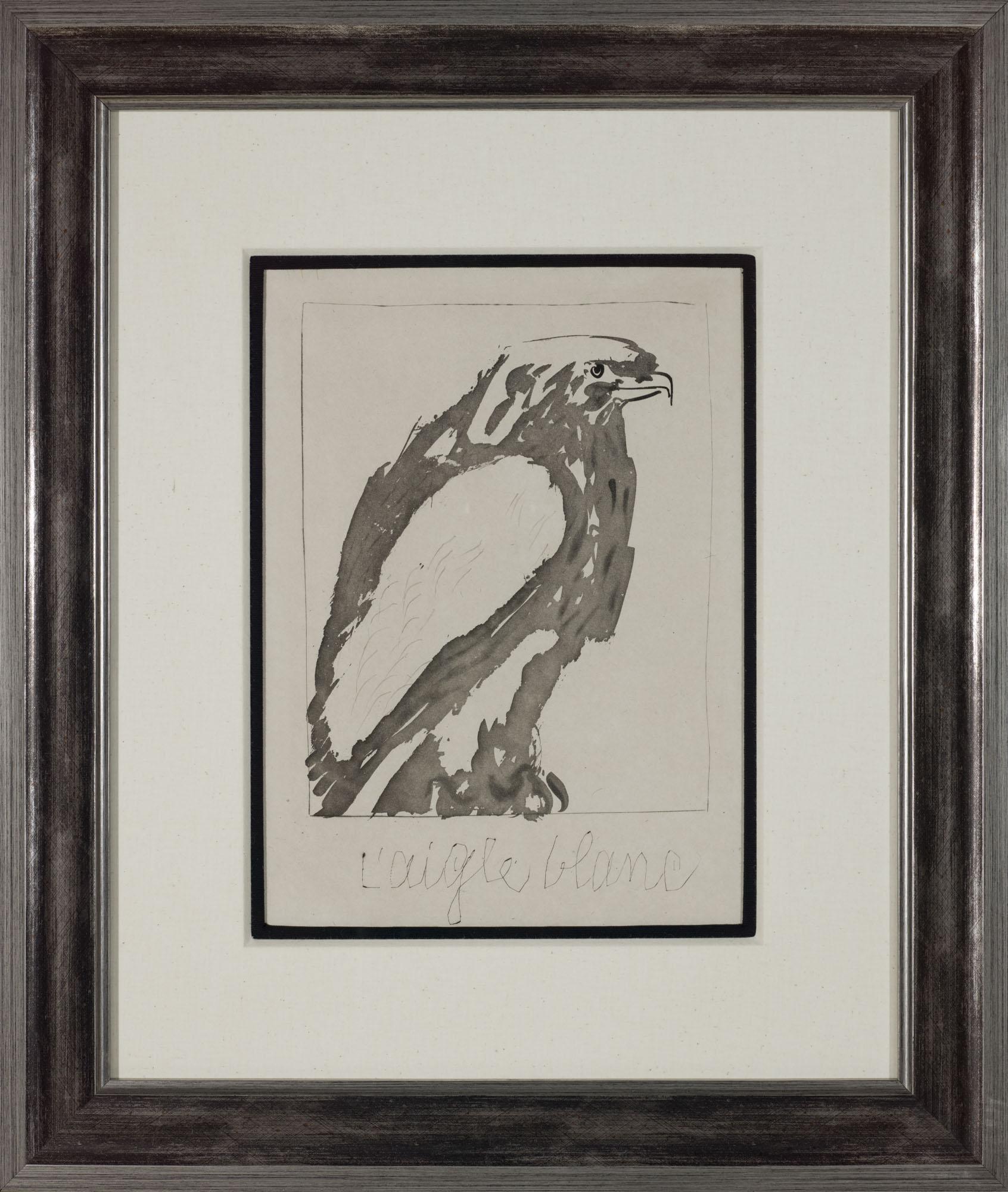 The White Eagle, 1942 (Histoire Naturelle - Textes de Buffon, B.340) – Print von Pablo Picasso