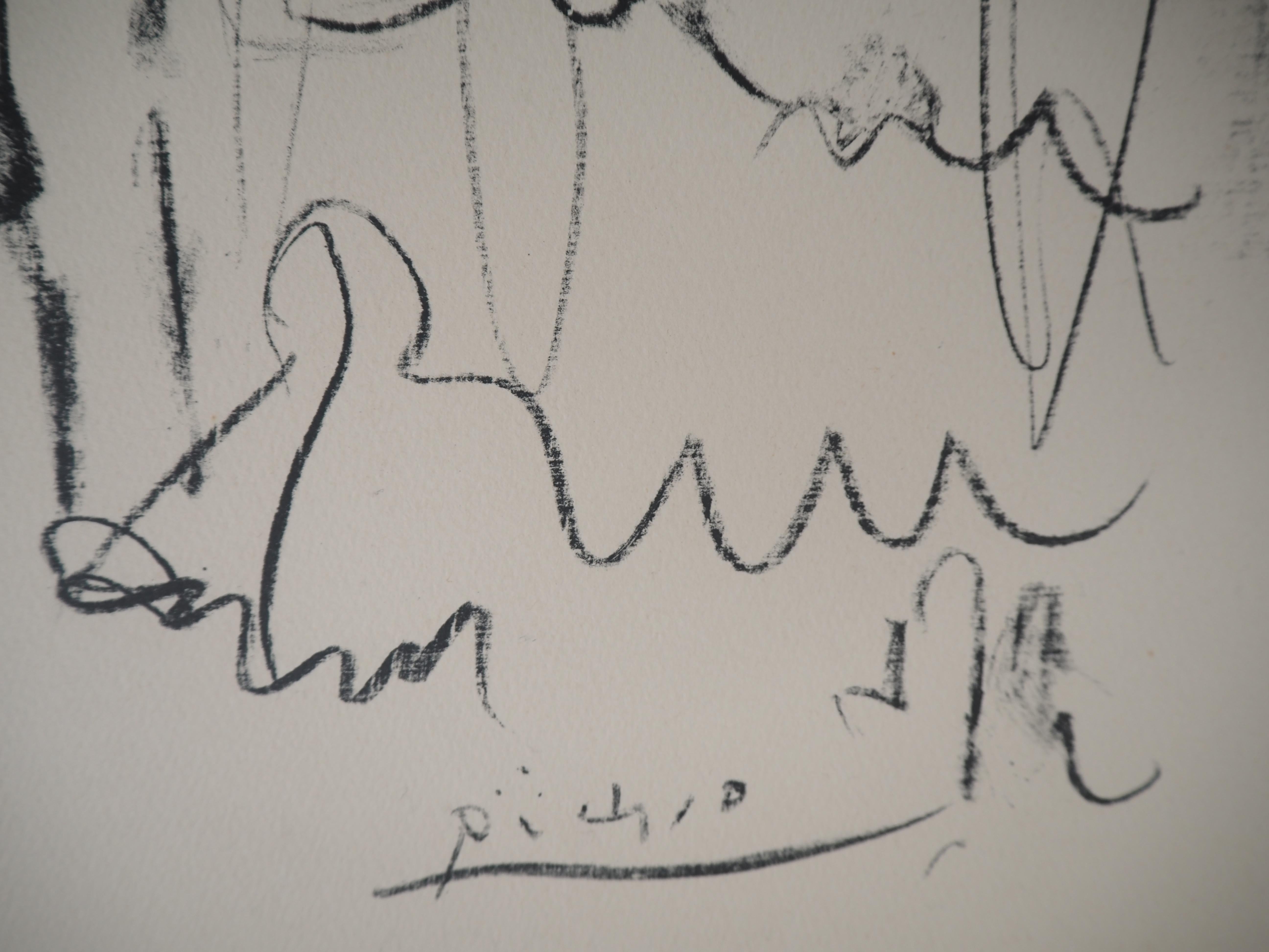 Torero's Wife (Ponchettes) - Original lithograph (Bloch #1289 / Mourlot #335) - Print by Pablo Picasso