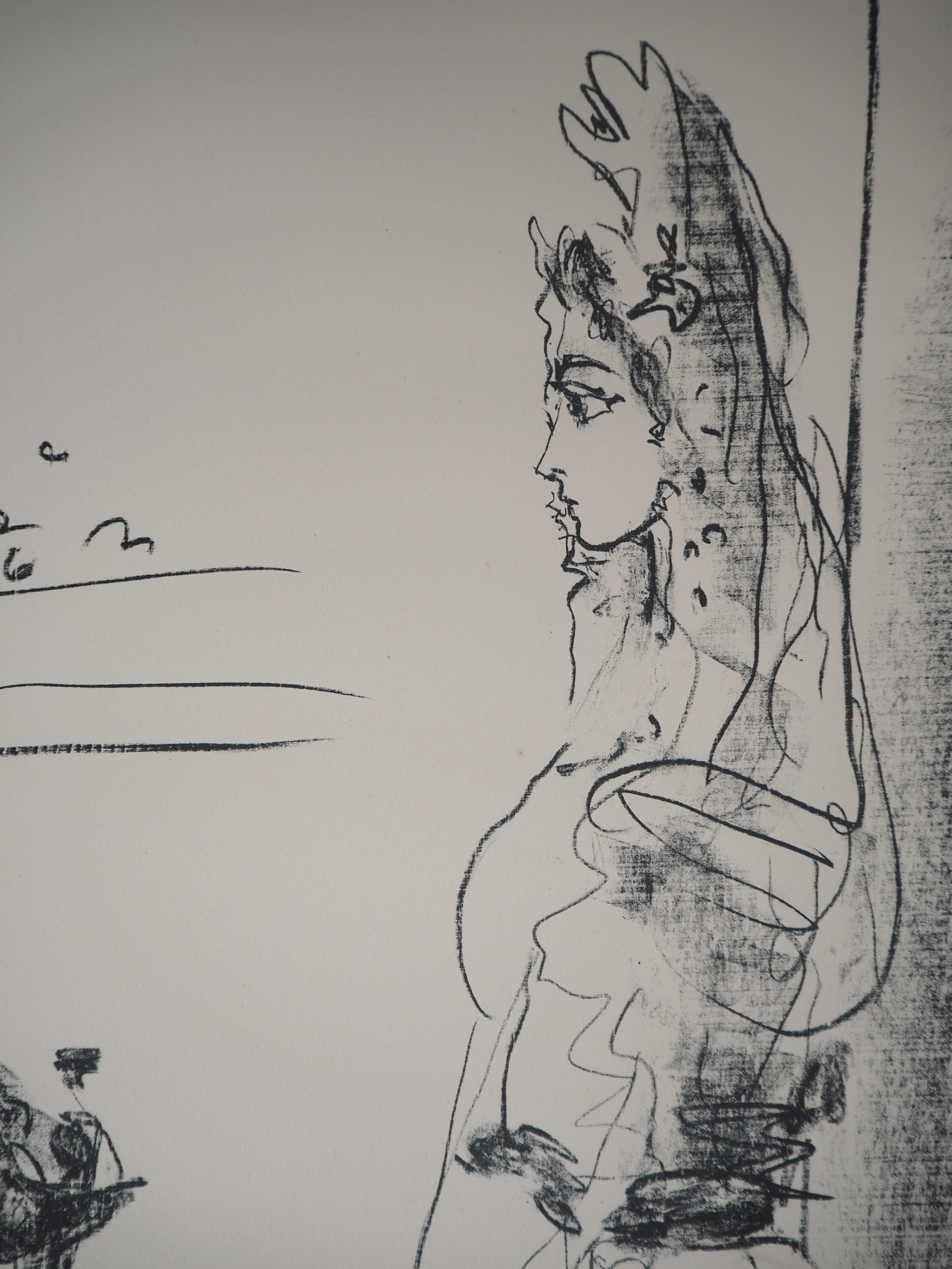 Torero's Wife (Ponchettes) - Original lithograph (Bloch #1289 / Mourlot #335) 1