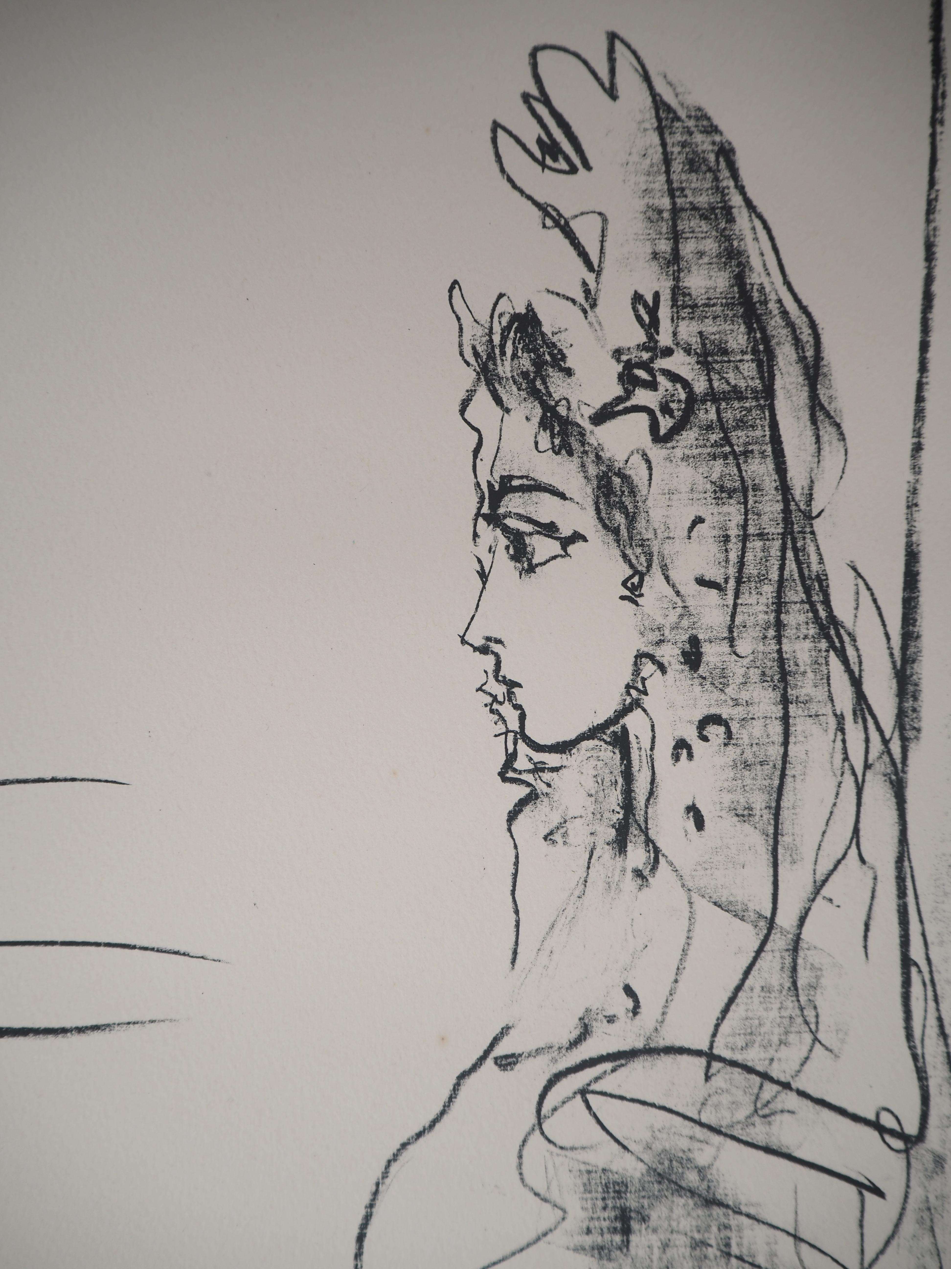 Torero's Wife (Ponchettes) - Original lithograph (Bloch #1289 / Mourlot #335) 2