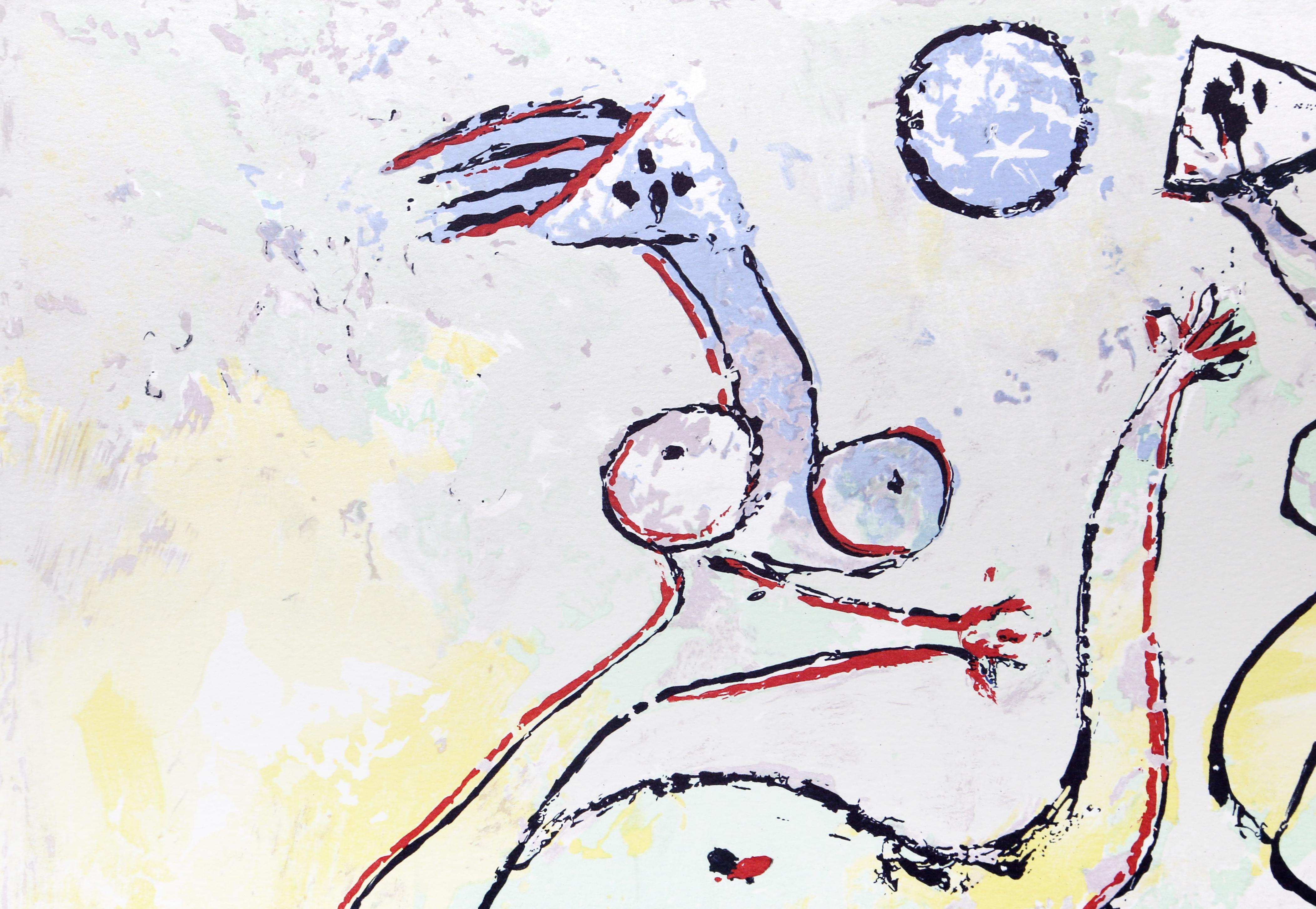 Trois Femmes Jouant au Ballon sur la Plage, Lithograph after Pablo Picasso For Sale 2