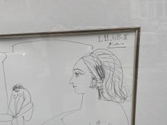 Turkish Bath - lithograph from Pablo Picasso, nude bather from Suite Vollard