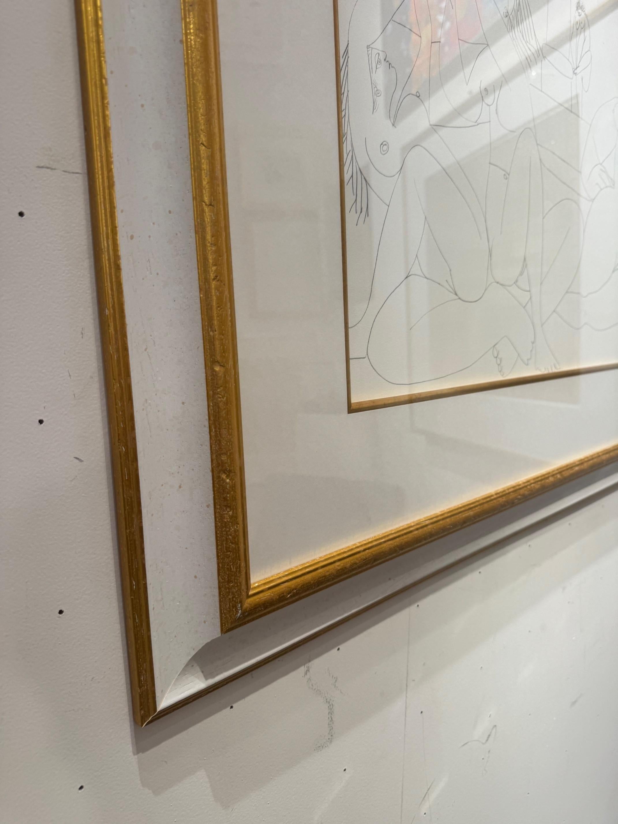 Türkisches Bad - Lithographie von Pablo Picasso, nackte Badende aus der Suite Vollard im Angebot 3