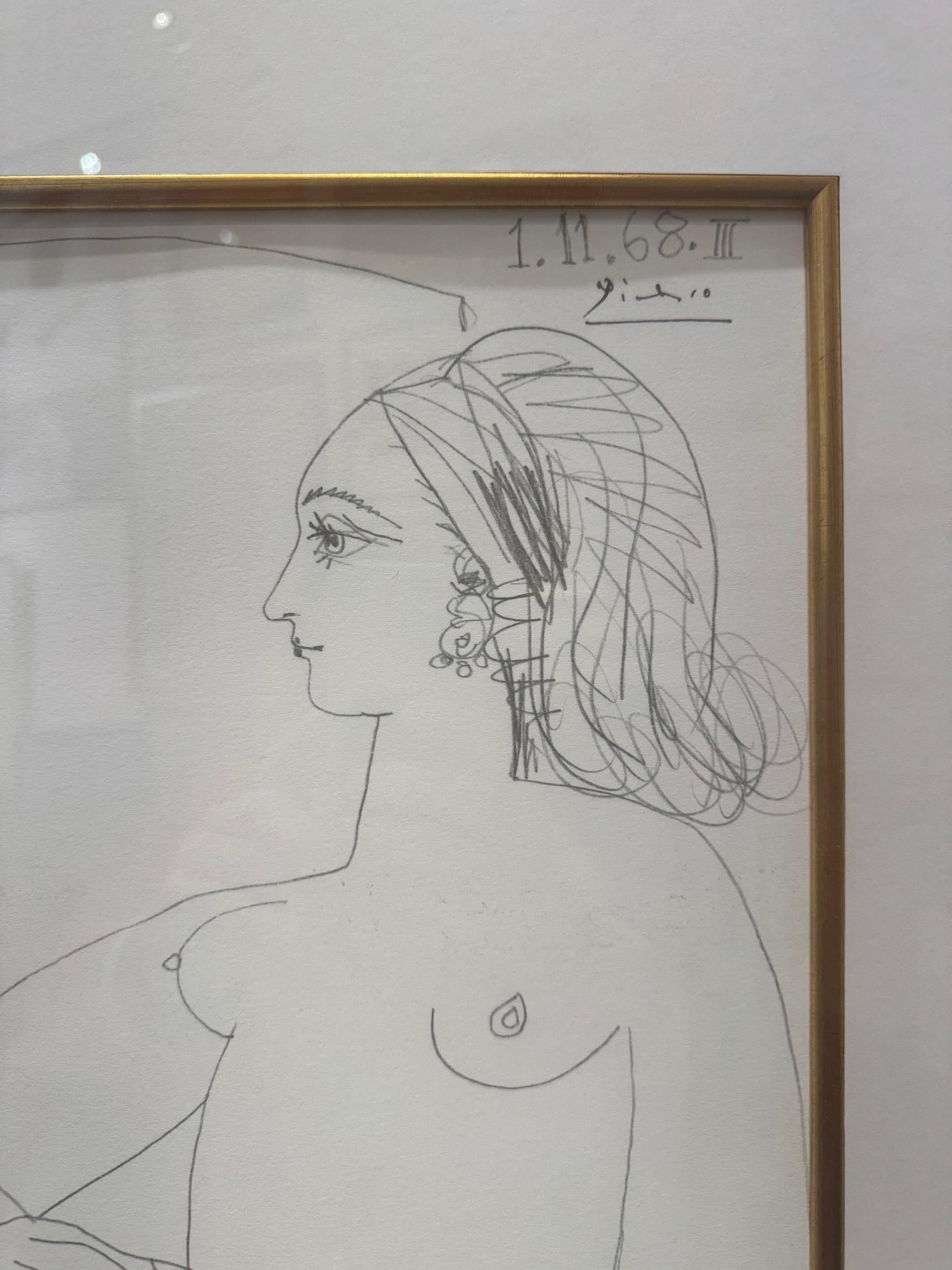 Türkisches Bad - Lithographie von Pablo Picasso, nackte Badende aus der Suite Vollard im Angebot 5