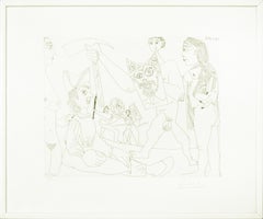 Untitled, 29.4.68.II - Original b/w Etching by Pablo Picasso - 1968