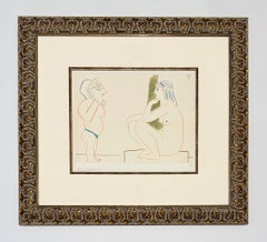 Untitled from La Comédie Humaine (Suite de 15 Dessins de Picasso, Verve 29-30)