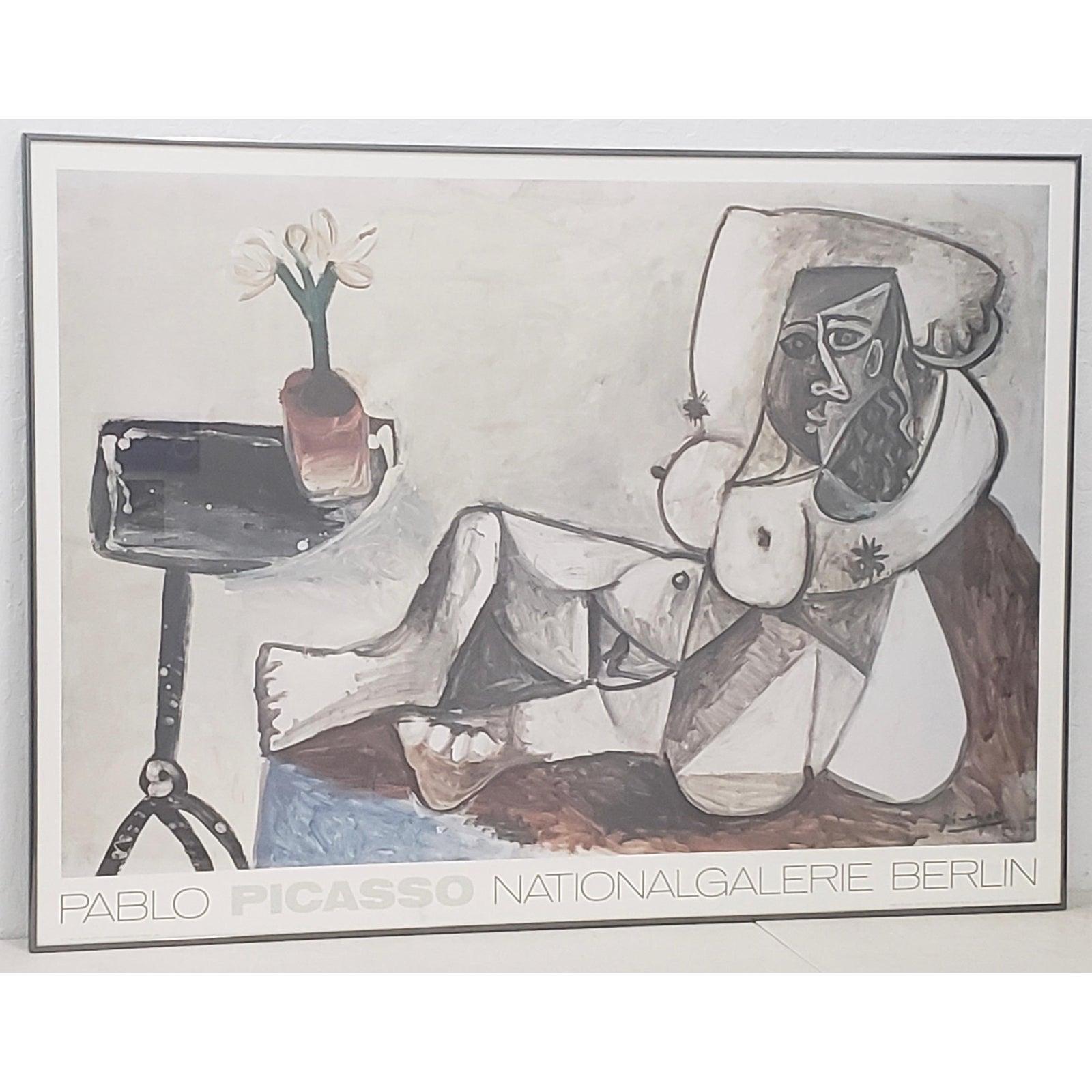 Cartel Vintage a Gran Escala de la Exposición de Picasso 