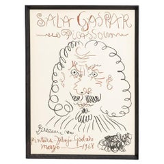 Vintage Picasso Poster, 1968