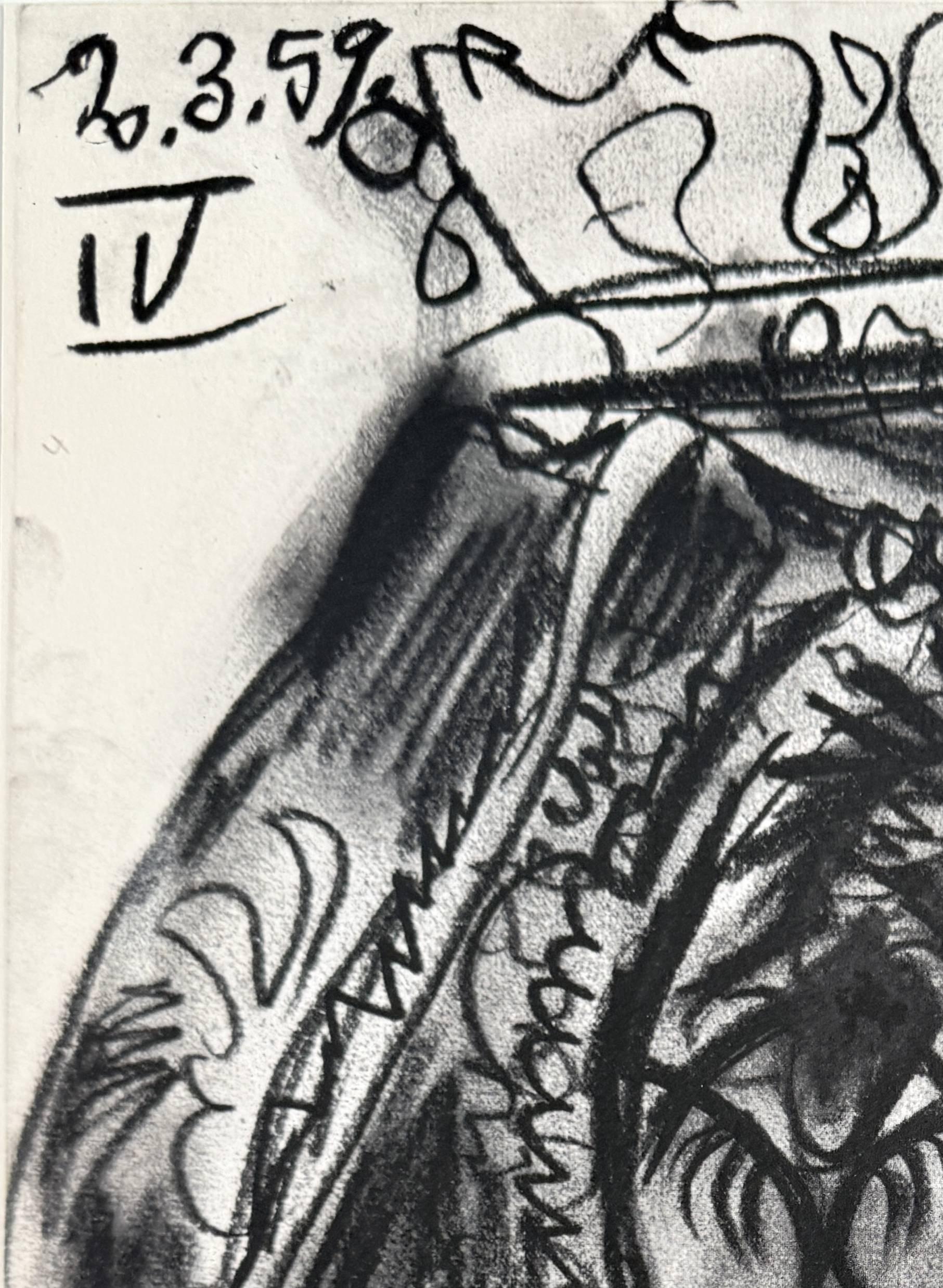 Pablo Picasso (1881-1973) - Virgin Mary

Lithograph with quadrochromy from 1961.

Dimensions of sheet: 37.9 x 27 cm

Dimensions in frame: 53.2 x 43.2 cm

Publisher: Éditions Cercle d'Art, Paris.

The work is in Excellent condition.

Fast and secure