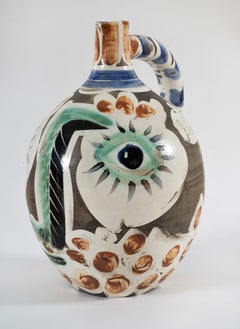 Visage au nez noir, Pablo Picasso, Pitcher, Design, Multiple, Atelier Madoura