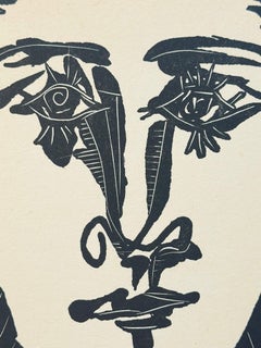 Pablo Picasso Visage de Dora Maar, 1942 Original etching. Bibl. Bloch 360.