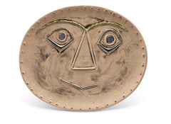 Visage géométrique (A.R. 357), Pablo Picasso, Design, Ceramic, Madoura