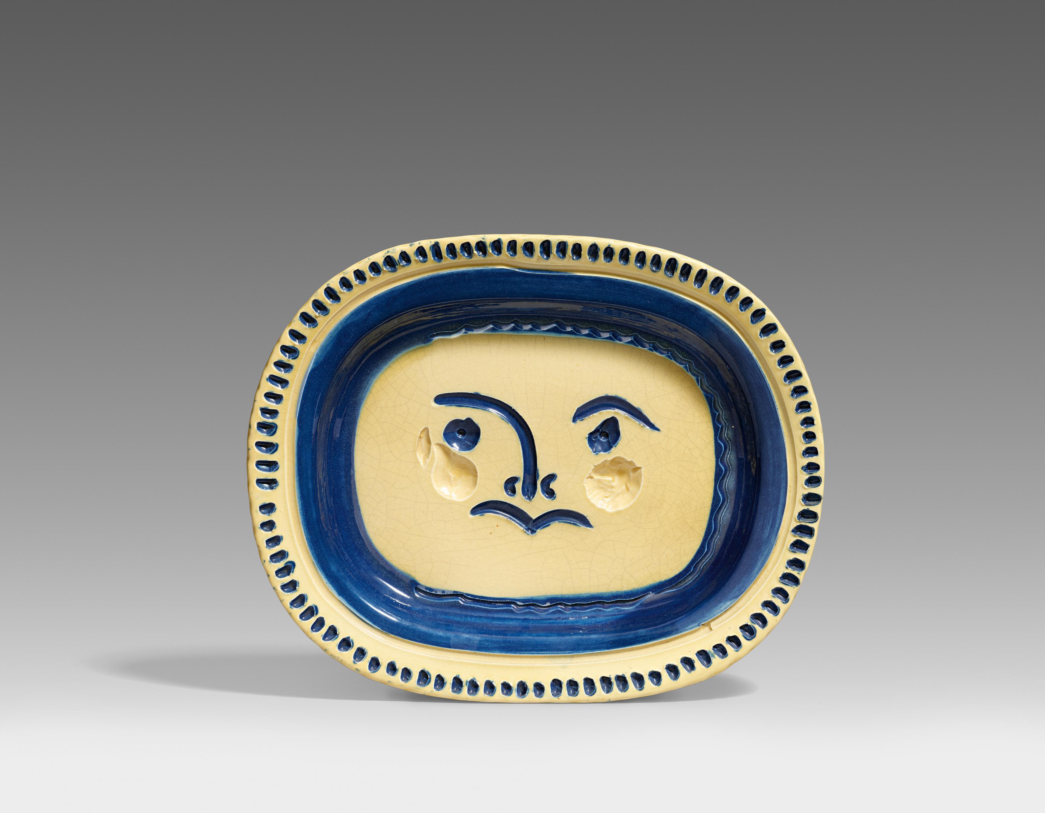 Visage gravé (A.R. 29), Pablo Picasso, Design, Céramique, Madoura