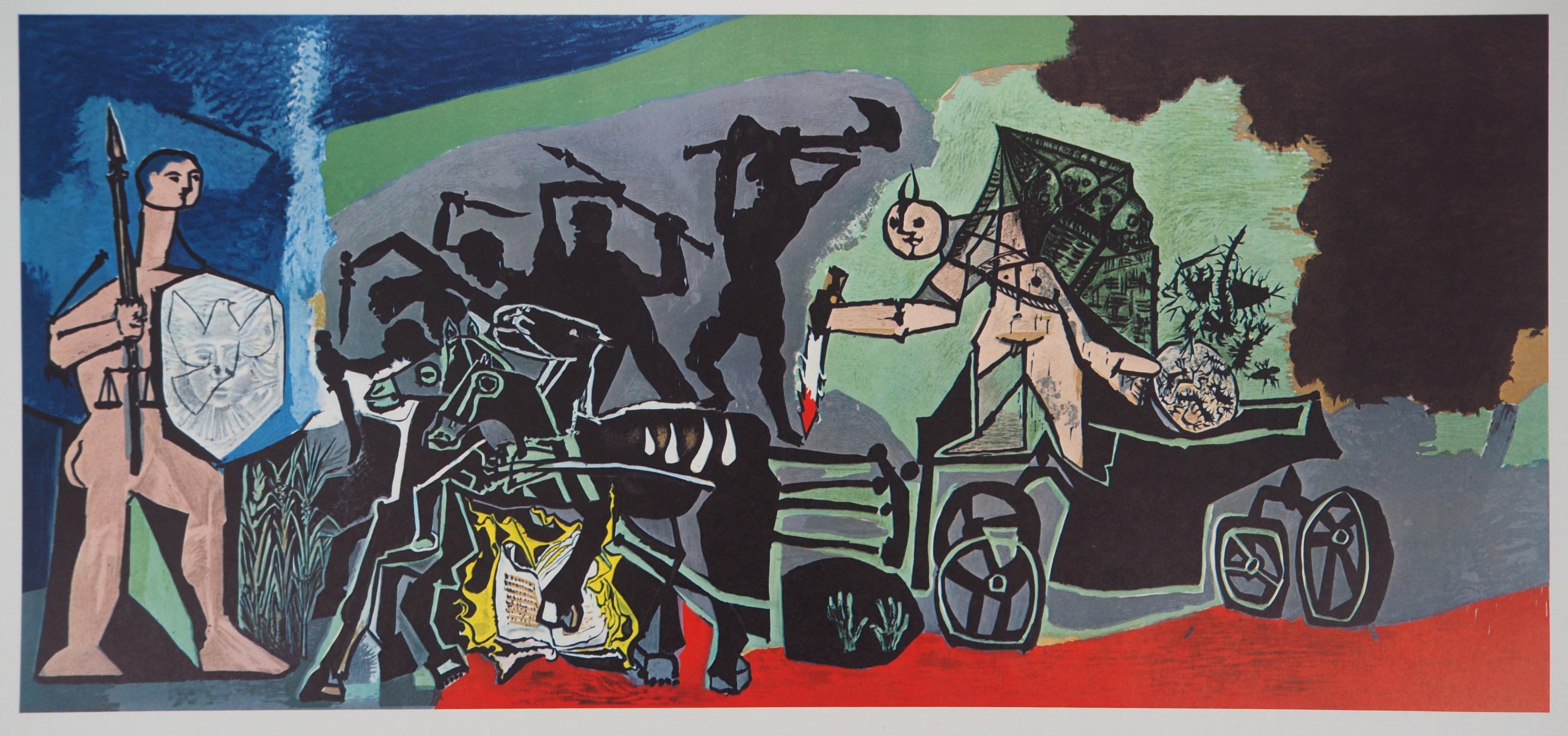Krieg – Offset-Lithographie, 1969 – Print von Pablo Picasso