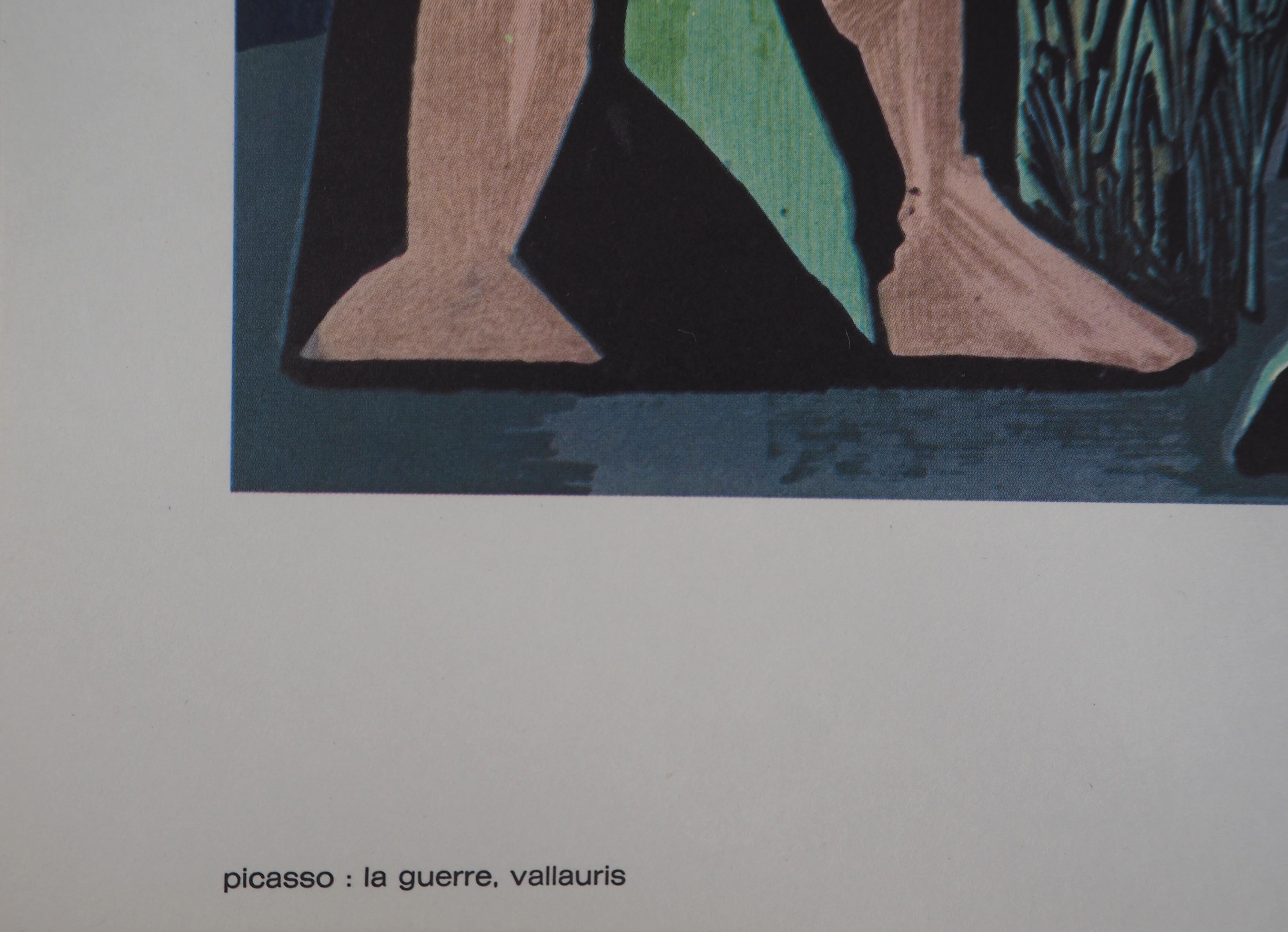 War - Offset-lithograph, 1969 - Black Figurative Print by Pablo Picasso