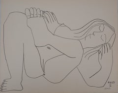 Woman Resting - Lithograph (Mourlot 1971)