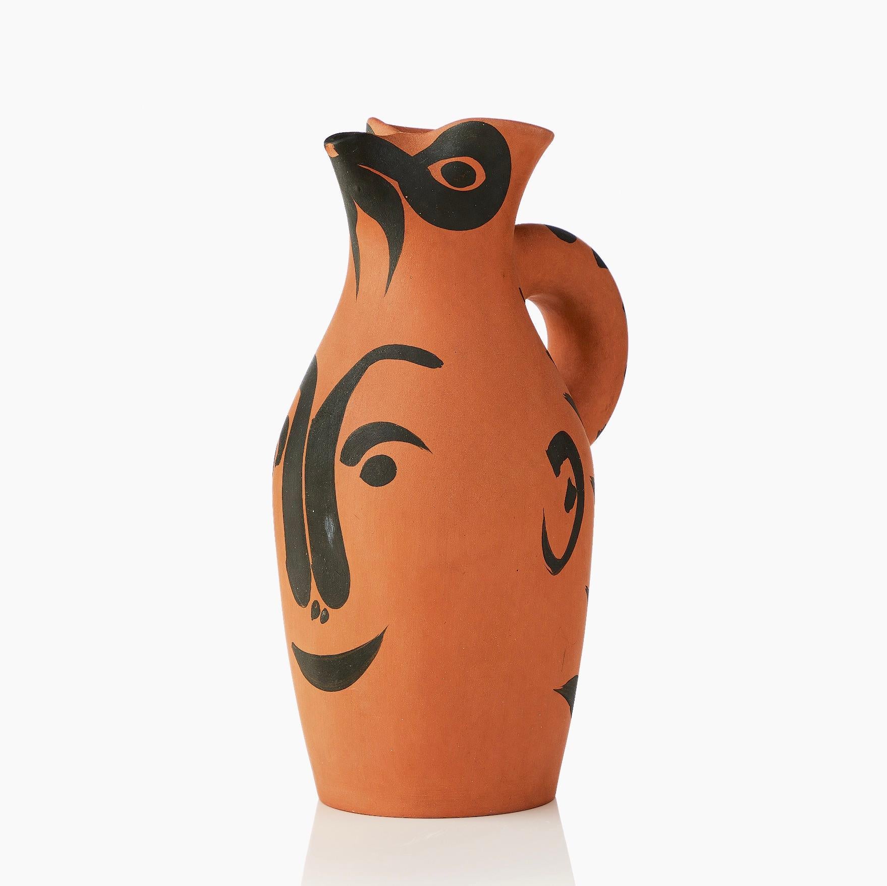 Yan visage, Pablo Picasso, Design, Madoura, Pitcher For Sale 1