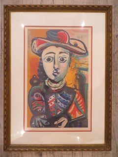 Young Woman Armchair  Pablo Picasso Limited Print