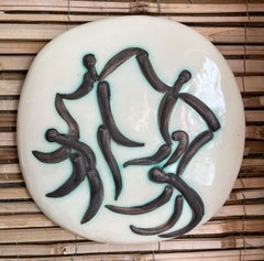 Pablo Picasso, Quatre danseurs, 1956. 22 février, Plaque murale, Madoura.