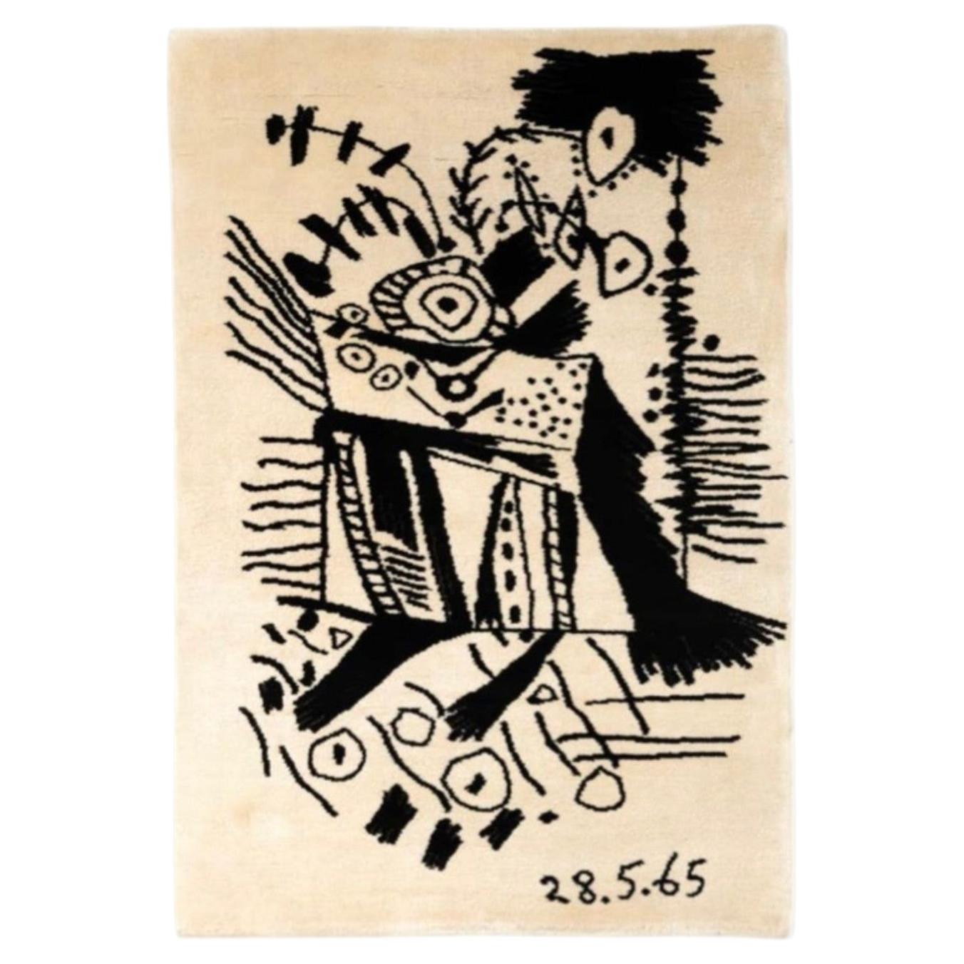 Pablo Picasso "Sans Titre" Wandteppich - Moderner textiler Wandbehang im Angebot