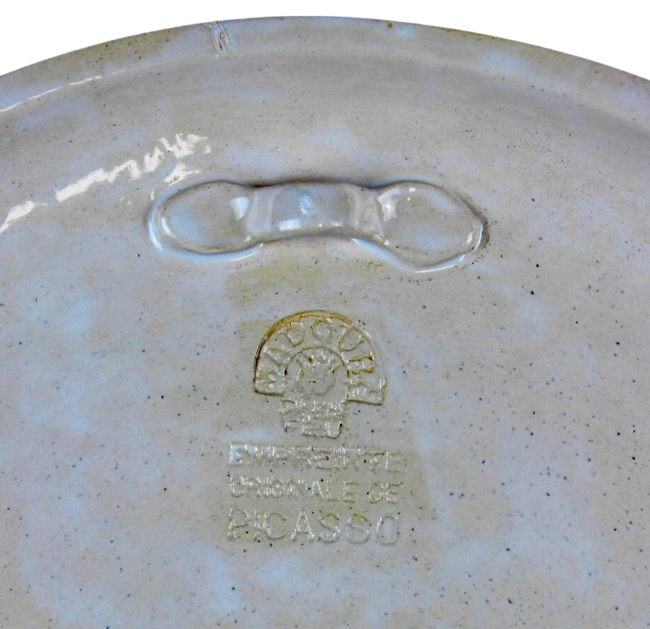 Expressionniste Pablo Picasso Scène de plage, 1956, Edition Picasso et Madoura en vente