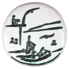 Pablo Picasso Scène de plage, 1956, Edición Picasso y Madoura