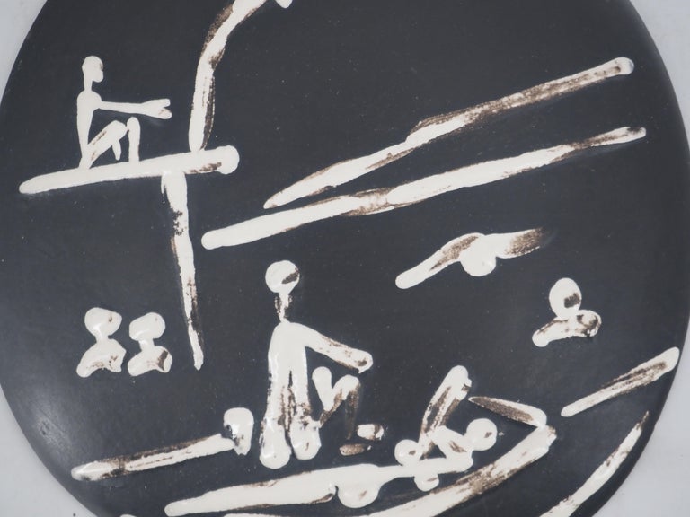 Pablo Picasso - Beach Scene : Bathers - Original Ceramic MADOURA ...