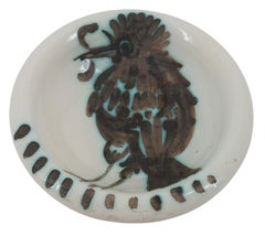 Bird with Worm - Original Ceramic MADOURA - Edition of 500 (Ramié #172)