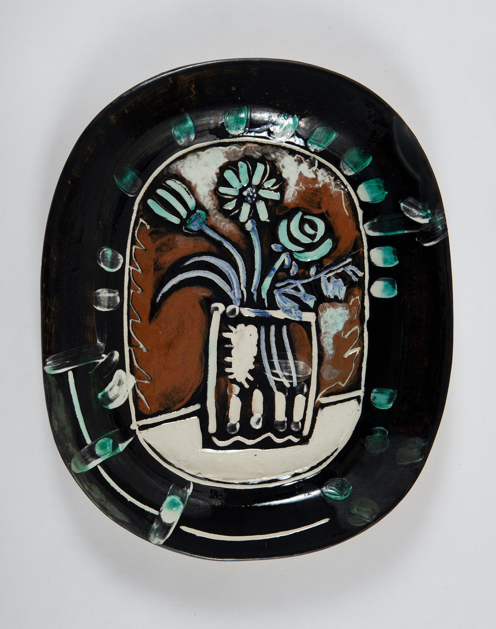 Bouquet, Picasso, Multiples, 1950's, Earthenware, Flowers, Still life, Design