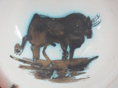 Bull (Taureau) - Original Ceramic MADOURA - Edition of 500 (Ramié #177)
