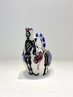 Cavalier et cheval, Pablo Picasso, Pitcher, Ceramic, 1950's, Sculpture, design