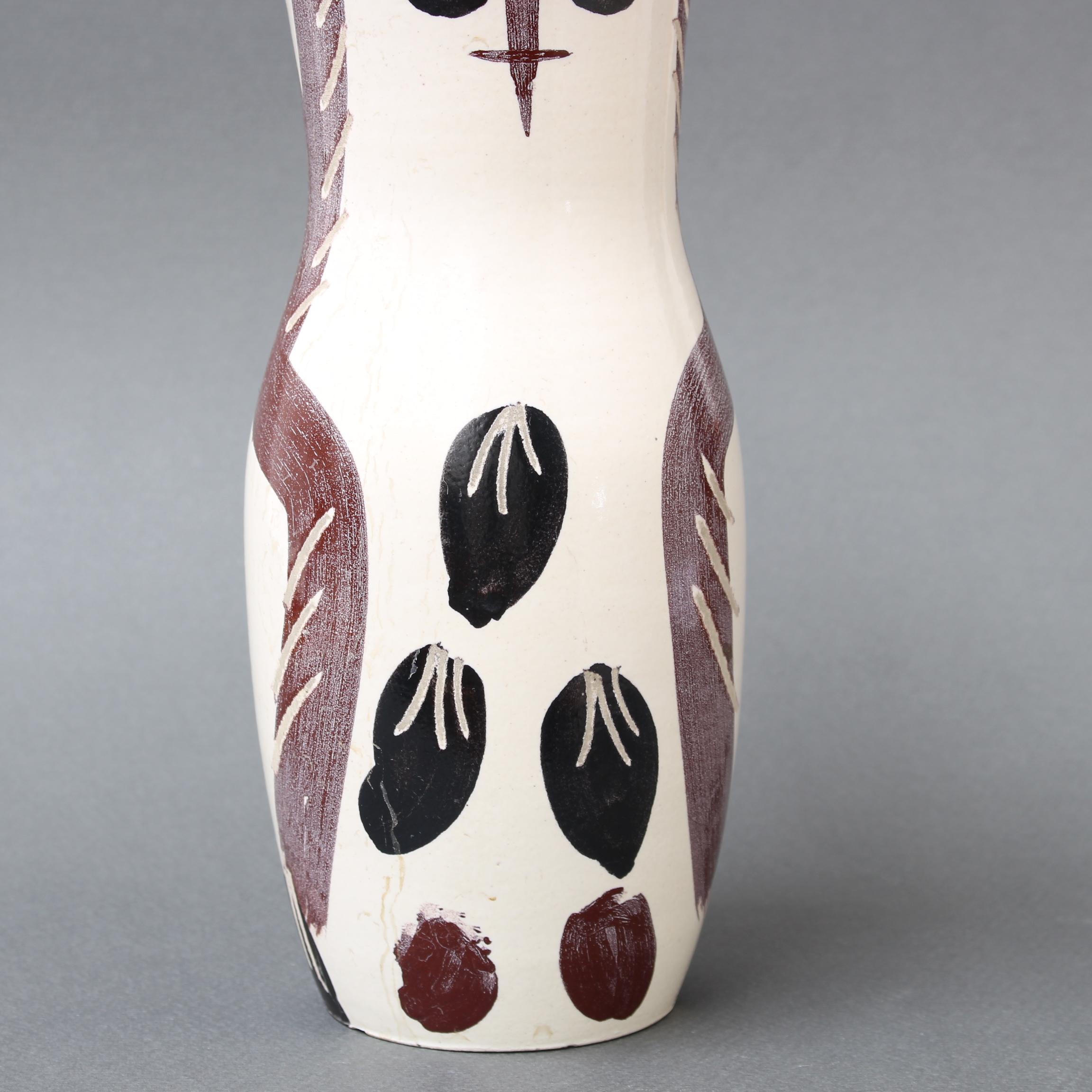 Keramikvase mit Eulenvase (A.R. 135) aus der Madoura-Keramik von Pablo Picasso im Angebot 8